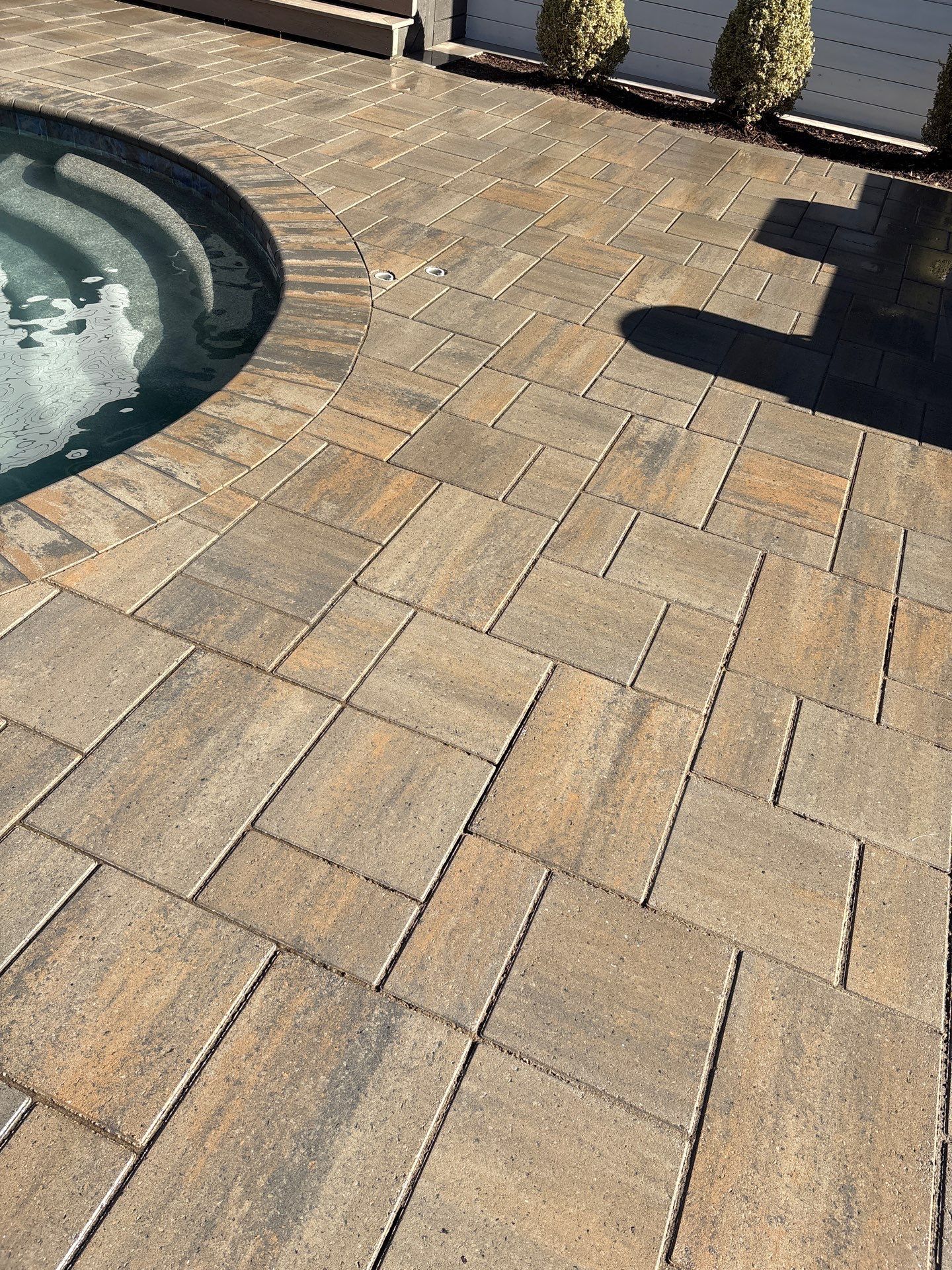 Concrete Driveway and Pool Deck using Concrete Sealant by DuraSeal