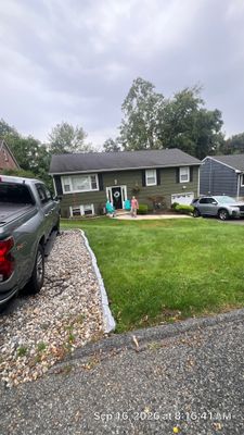 Gutter Cleaning and Underground Drainage Installation in Rockaway