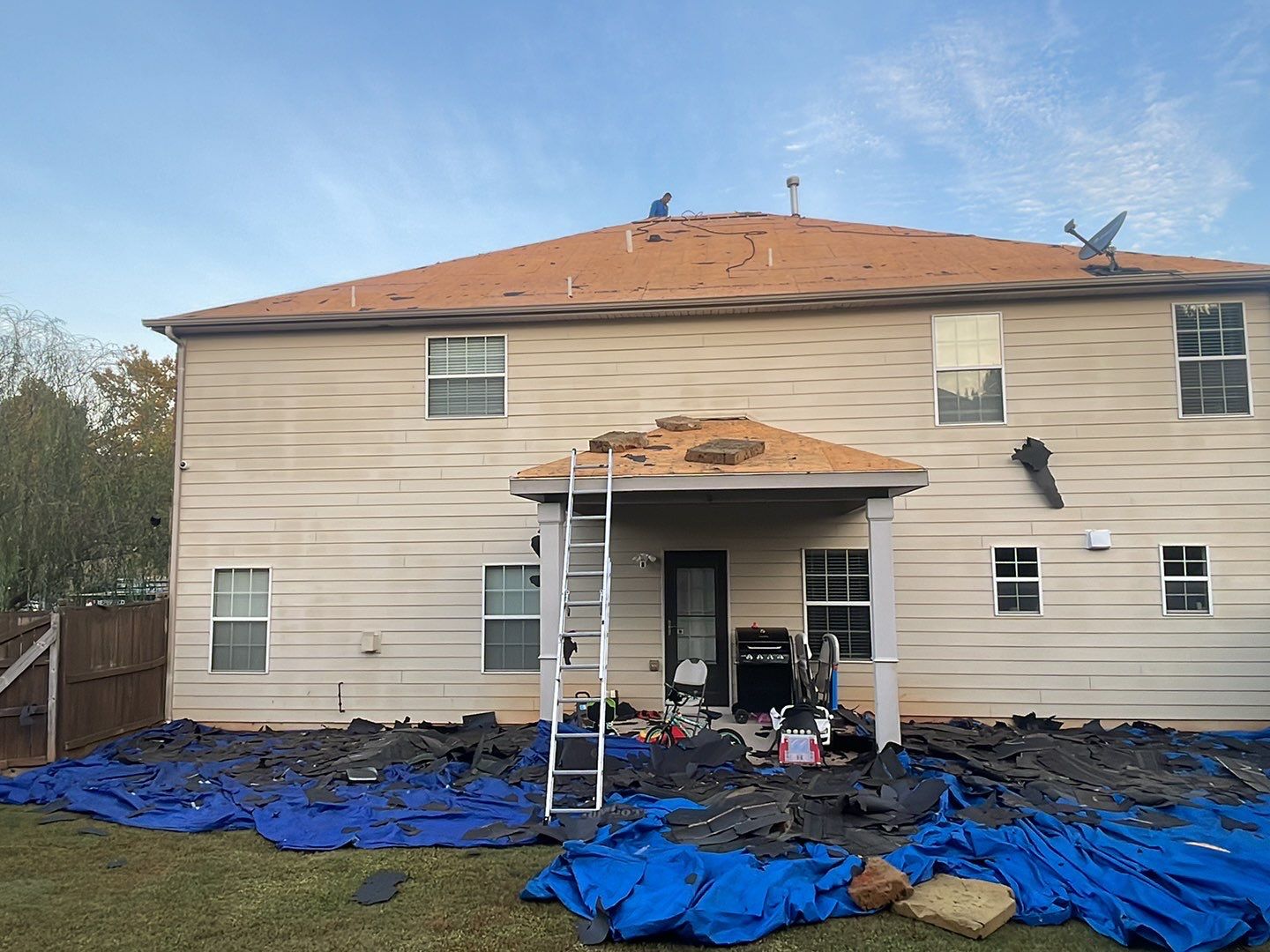 Residential Roofing Installation using asphalt shingle roofing by Galian Roofing LLC