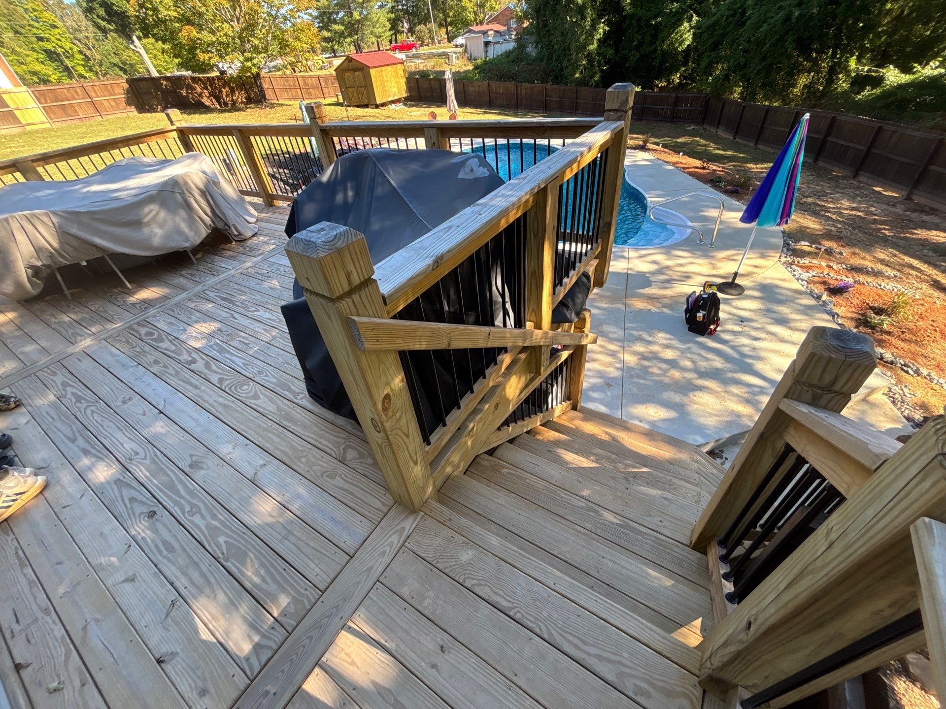 Wood Deck using Wood Sealant by DuraSeal