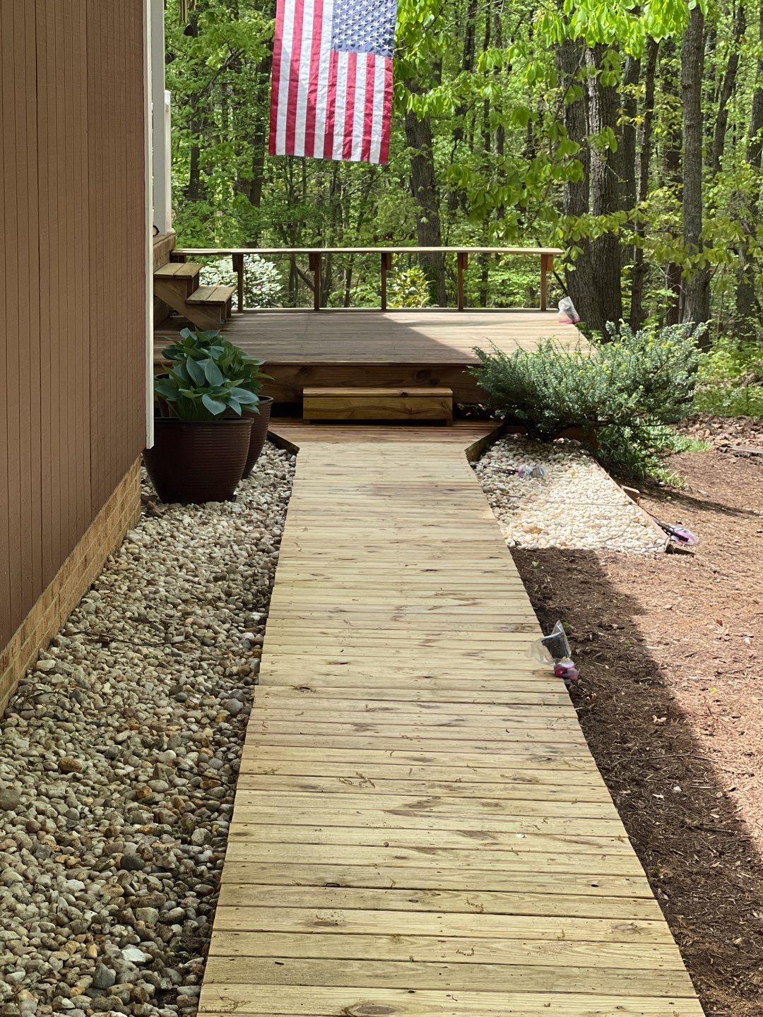 Coated Deck using Wood Sealant by DuraSeal