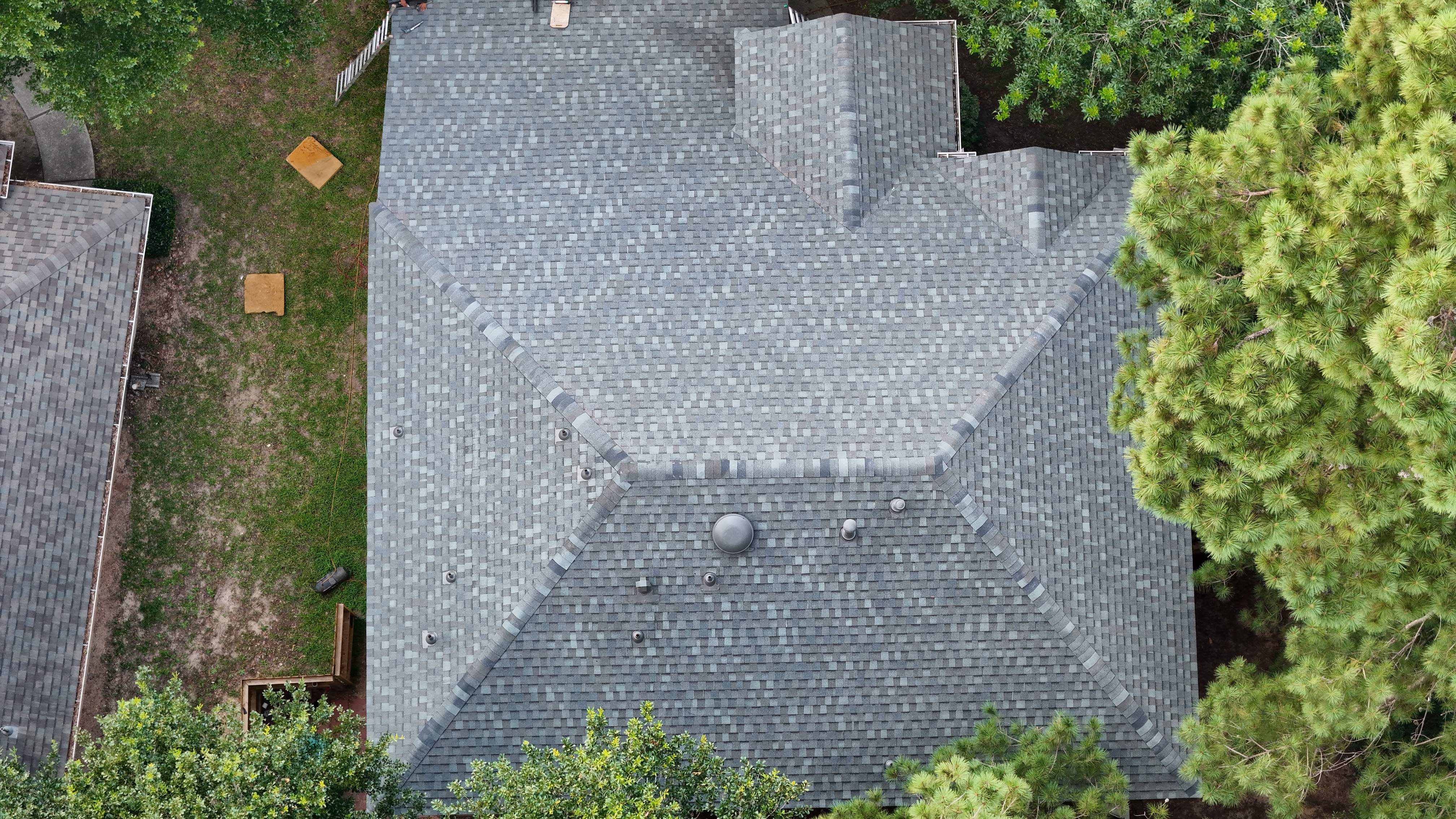 Complete Roof Replacement Under the Pines — The Woodlands Area, TX by PL Roofing & SB Roofing, LLC.