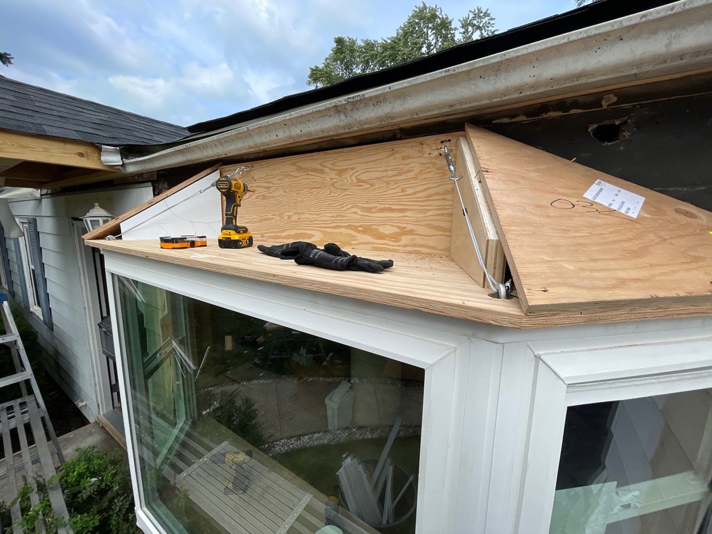 Siding Installation using Alside Charter Oak Siding  by Pro Home Services Inc