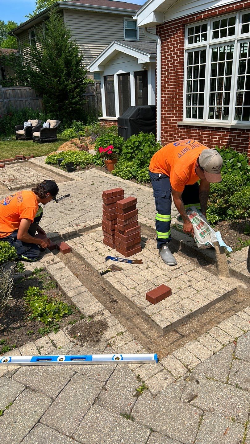 Brick paver clean, sand and seal.  using Surebond SB-1300 by Northern Power Washing LLC.