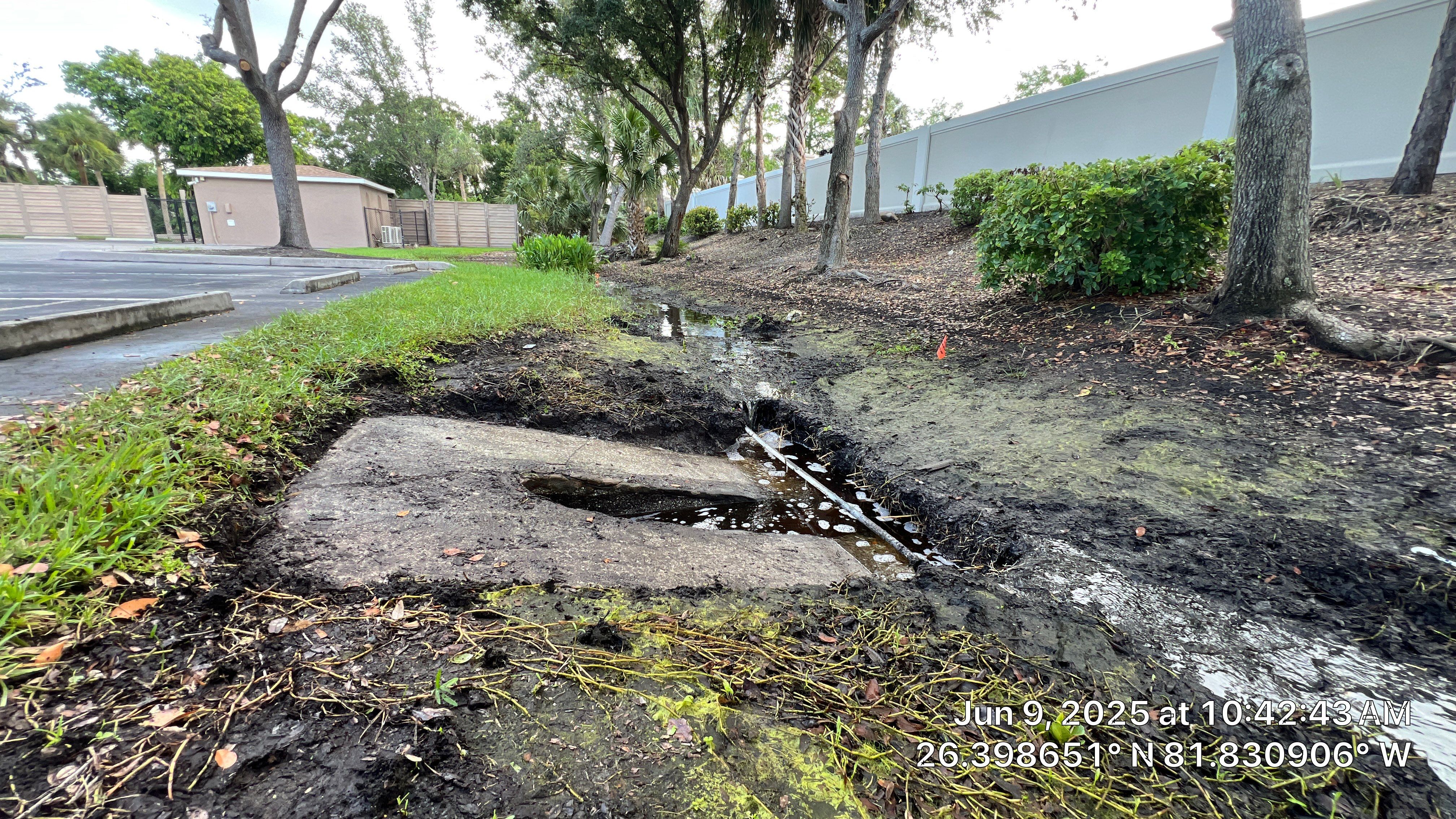 Pelican Landing Beach Parking Lot Stormwater System Maintenance by Don Mar, Inc. Storm Water Solutions