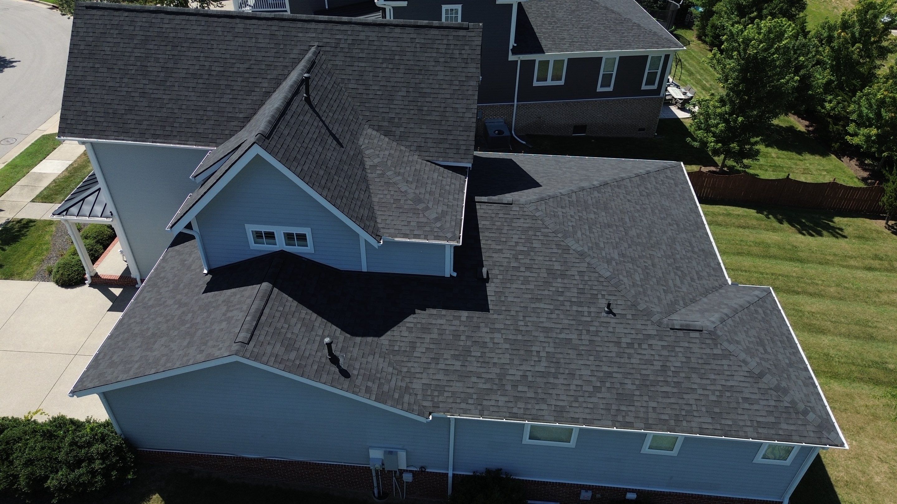 Residential Roofing Installation with Malarkey Vista AR Shingles in Franklin by Shinglesmiths Roofing