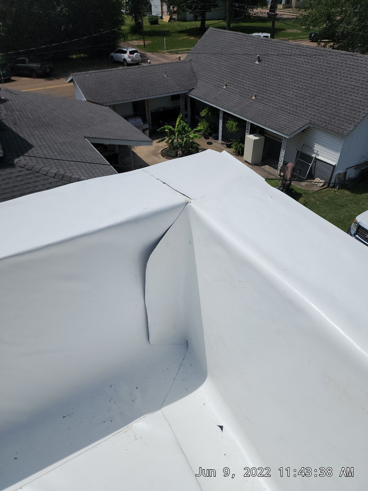 Commercial Roofing Installation using 50 mil PVC by Hostetler Roofing