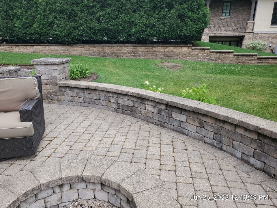 Brick paver clean, sand and seal.  using Surebond SB-1300 by Northern Power Washing LLC.