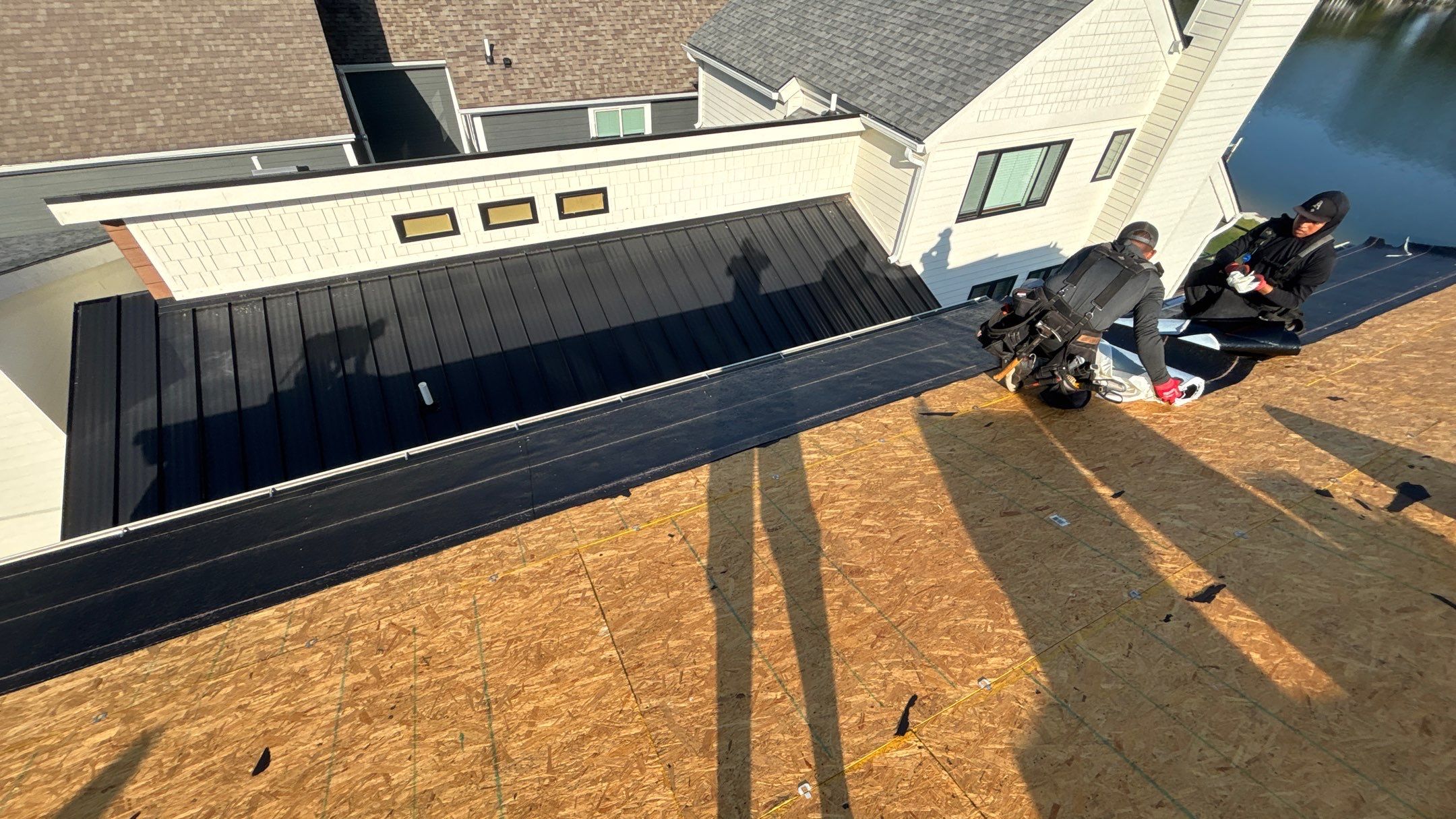 Roof Replacement using Owens Corning Onyx Black by 180 Contractors