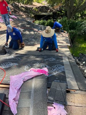 Residential Roofing Installation using Owen's Corning Duration (Lifetime) Shingles