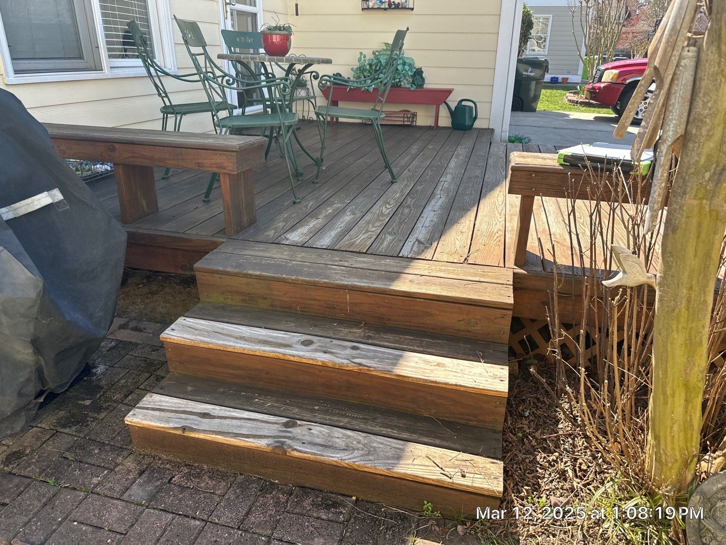 Weathered Deck using Wood Sealant + Board Replacements by DuraSeal
