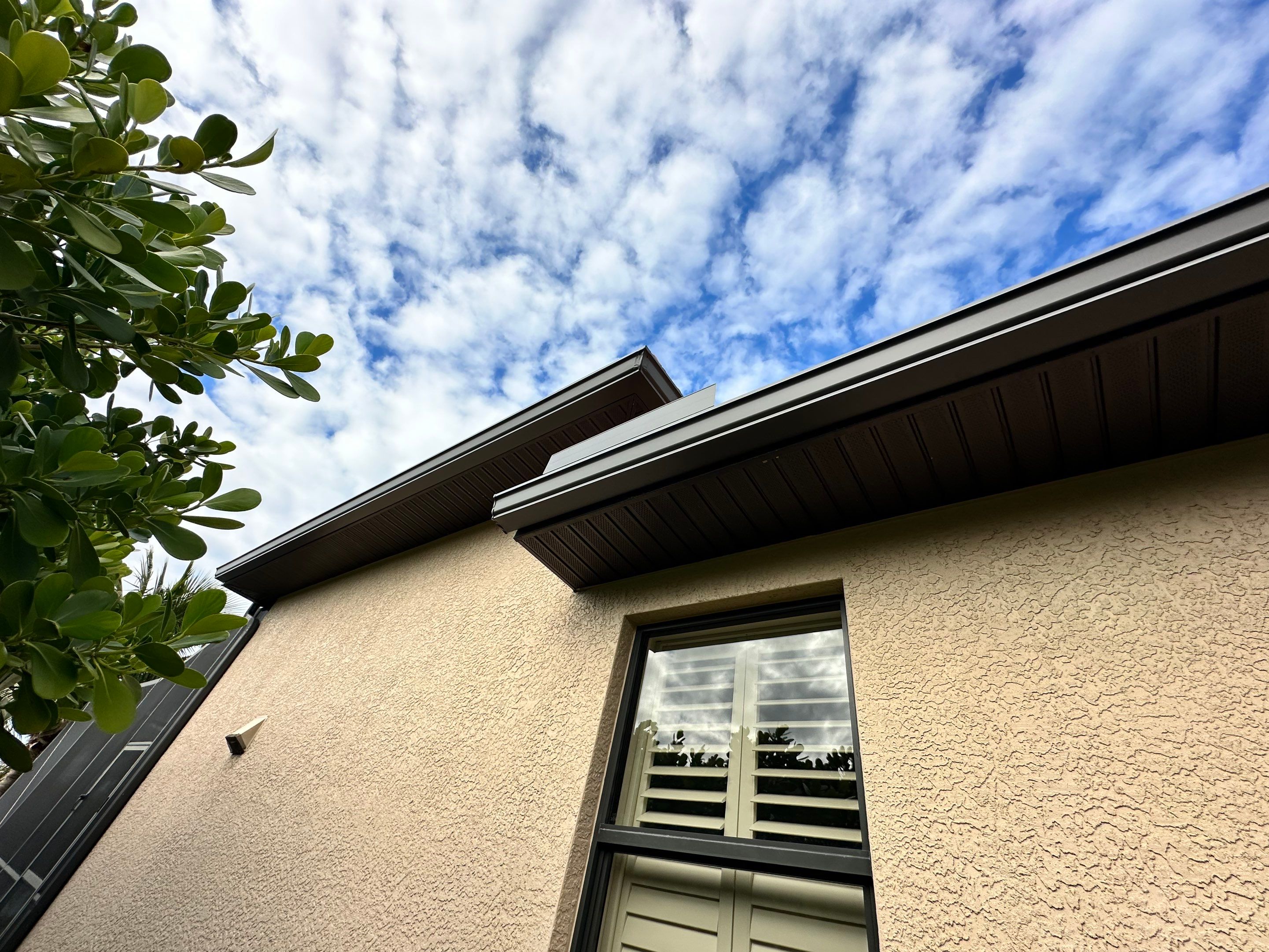 Bronze Downspout Installation in Cape Coral FL by Gutter Professors