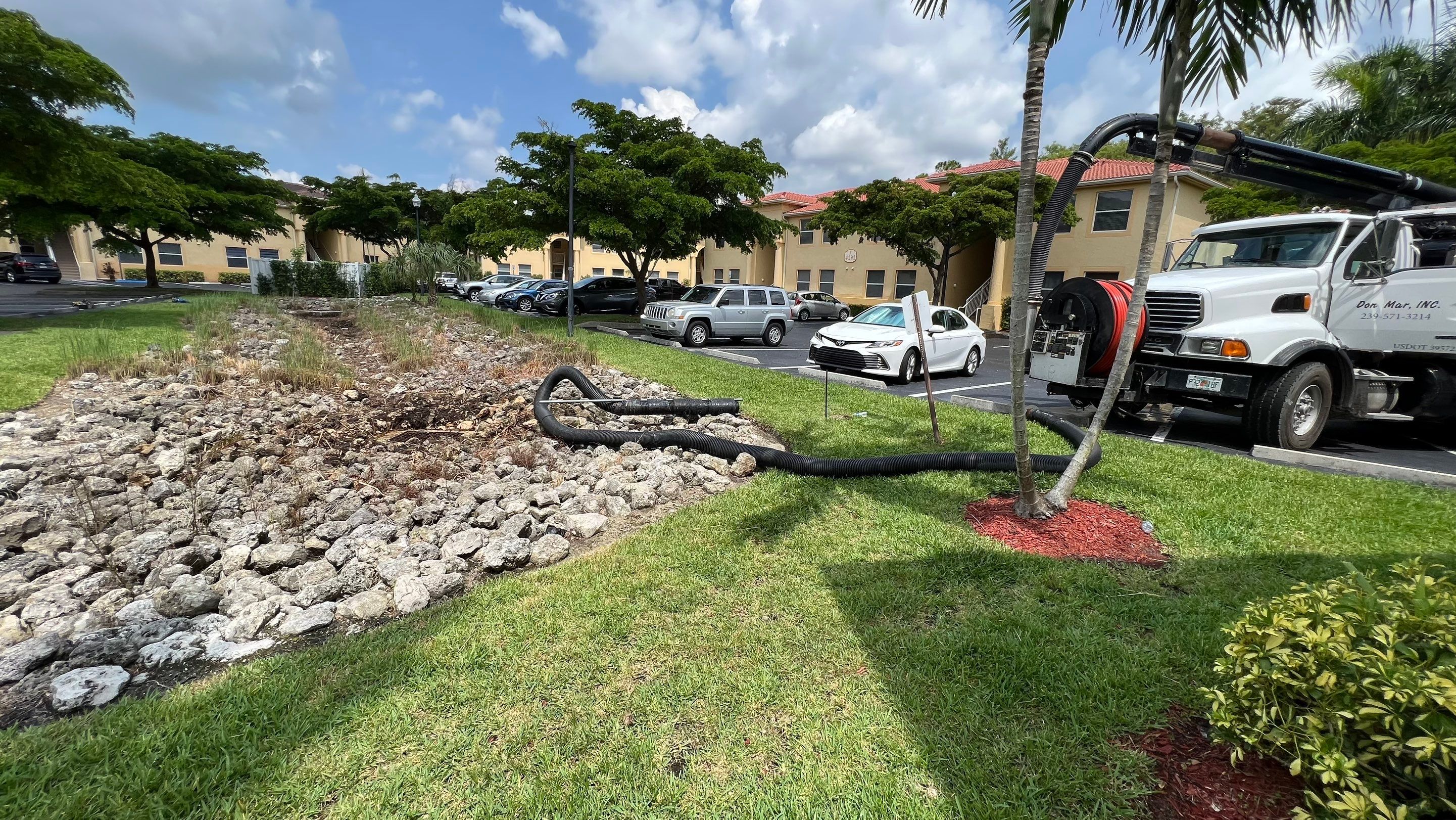 Condo Storm Water System Maintenance by Don Mar, Inc. Storm Water Solutions