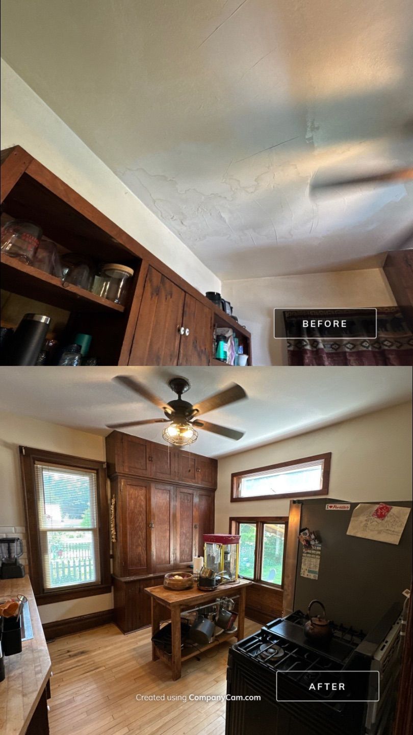 Interior Painting and Exterior Soffit Repair in Milwaukee by OCS Contracting Services