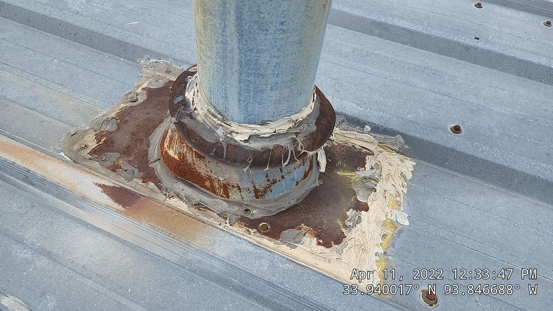Commercial Metal Restoration System using Aldocoat Coatings by Hostetler Roofing