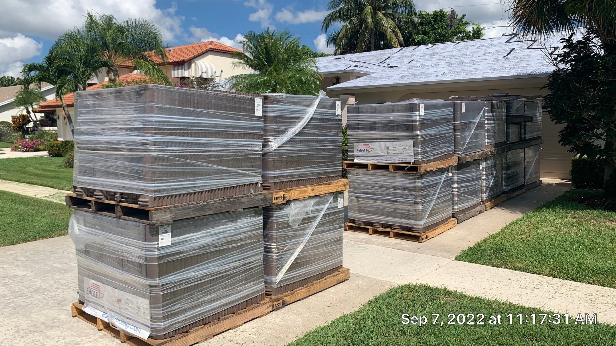 Residential Roofing Installation using Eagle Roofing Tile by BLUES BROTHERS ROOFING
