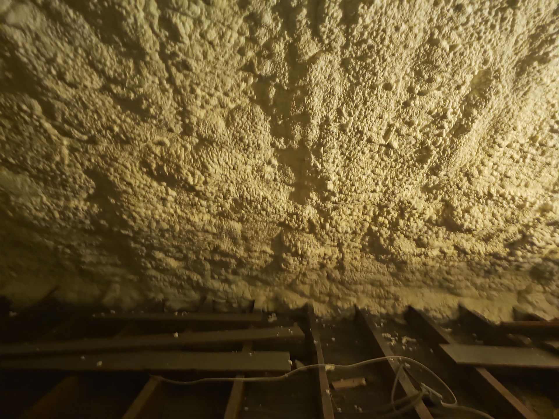 Attic Insulation using Open Cell Spray Foam by NYS Foam & Energy