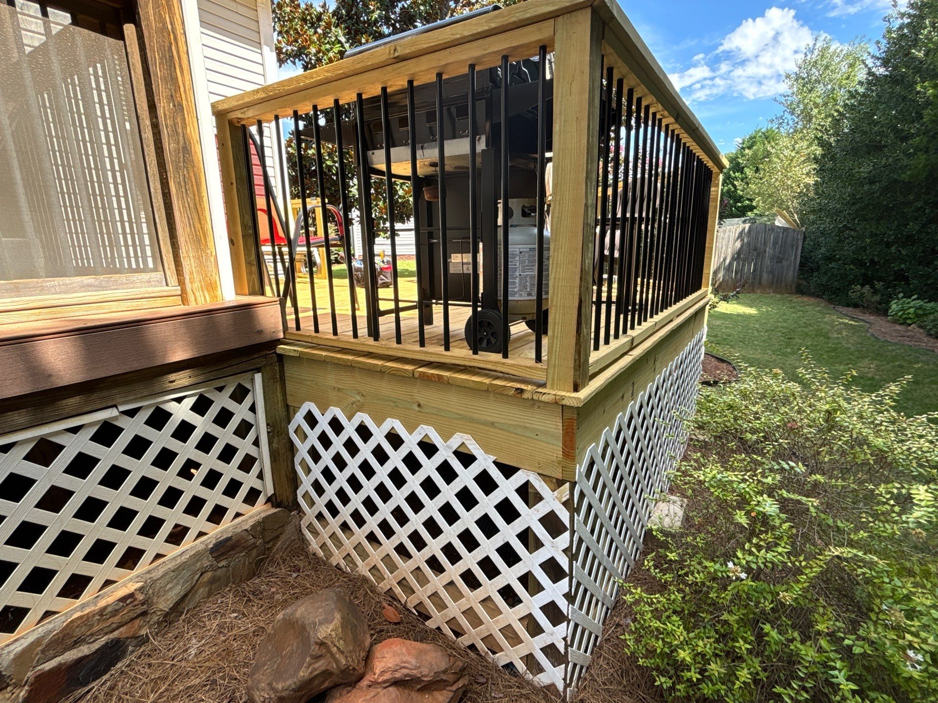 New and Weathered Deck using Wood Sealant by DuraSeal