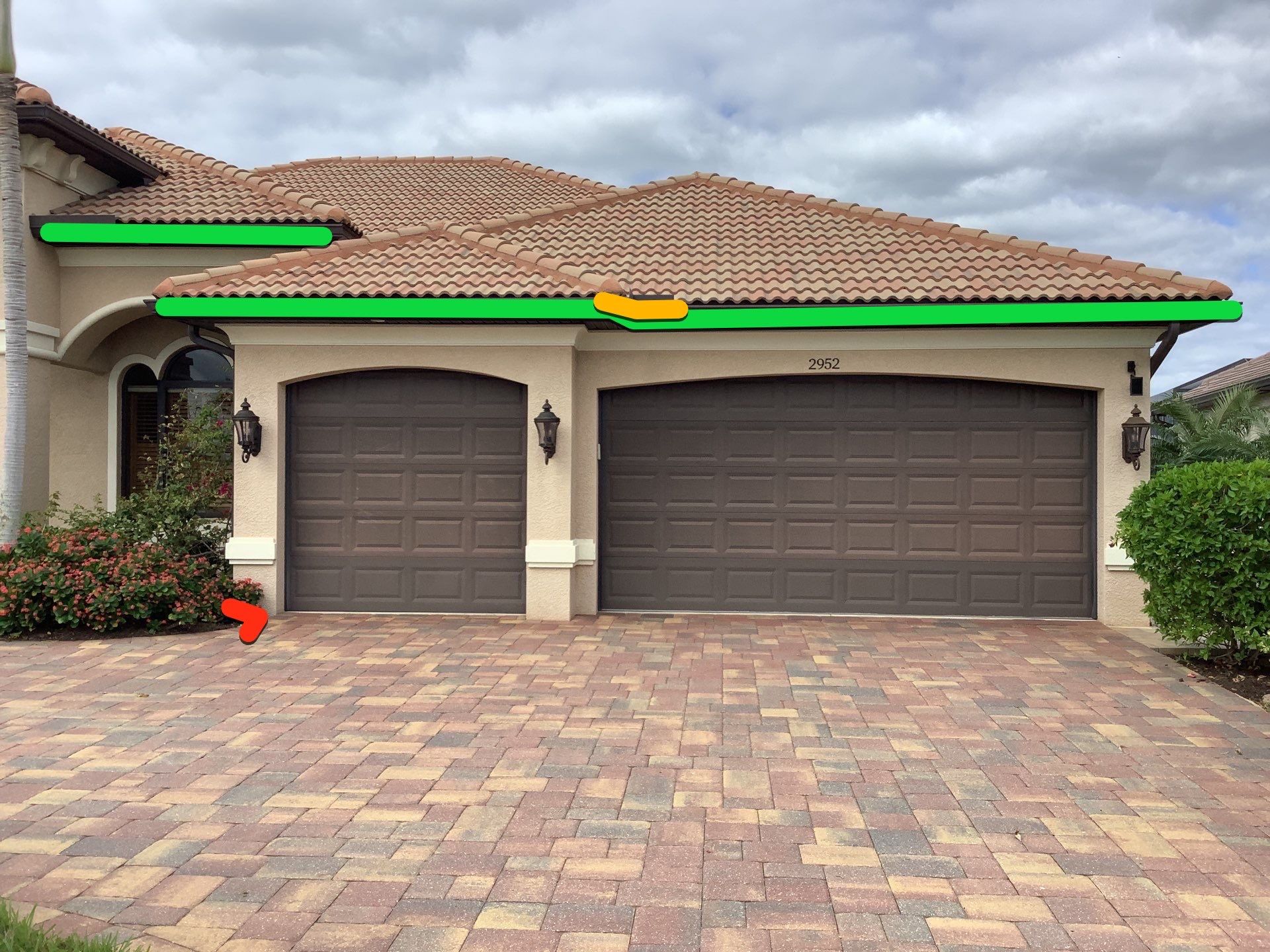 Bronze Downspout Installation in Cape Coral FL by Gutter Professors