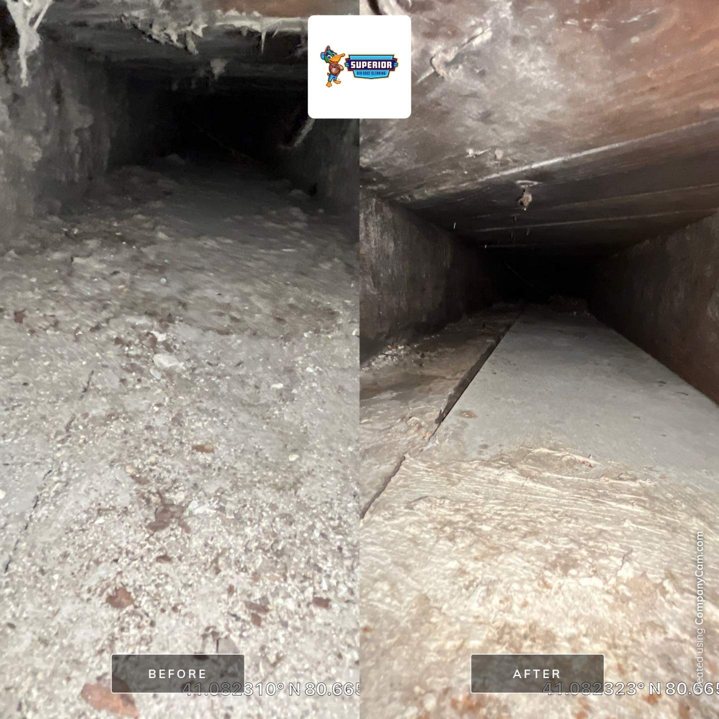 Air Duct Cleaning With a Vacuum Truck in Youngstown, OH by Superior Air Duct Cleaning