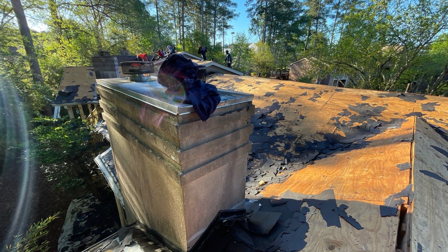 Commercial Roofing Installation using Owens Corning Autumn Brown by Inspector Roofing and Restoration