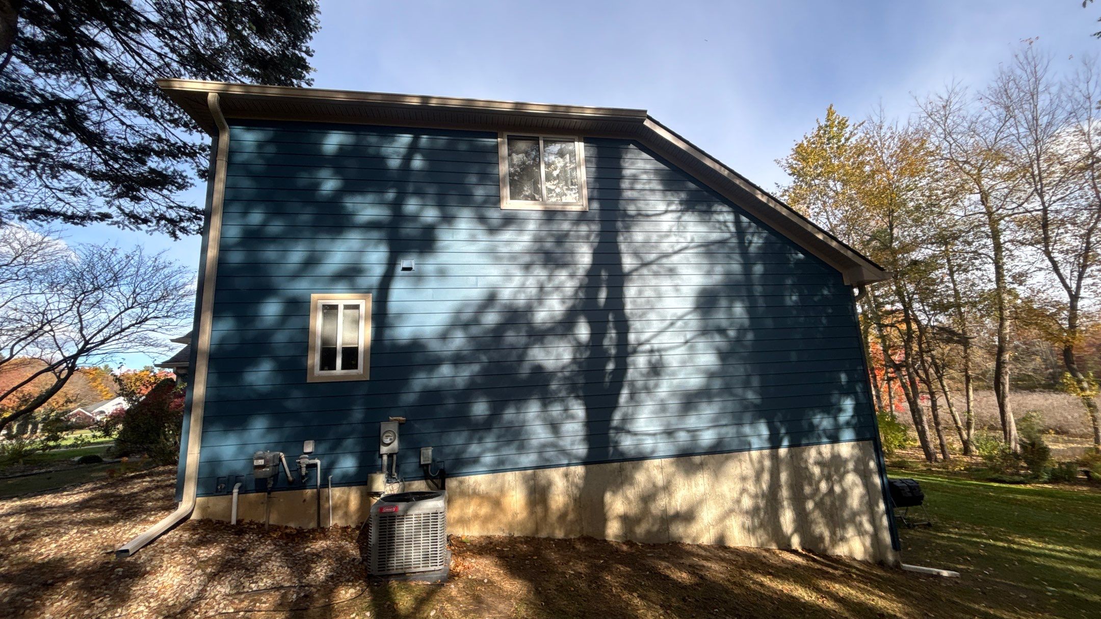 Siding Replacement using Ascend Laguna Blue by 180 Contractors