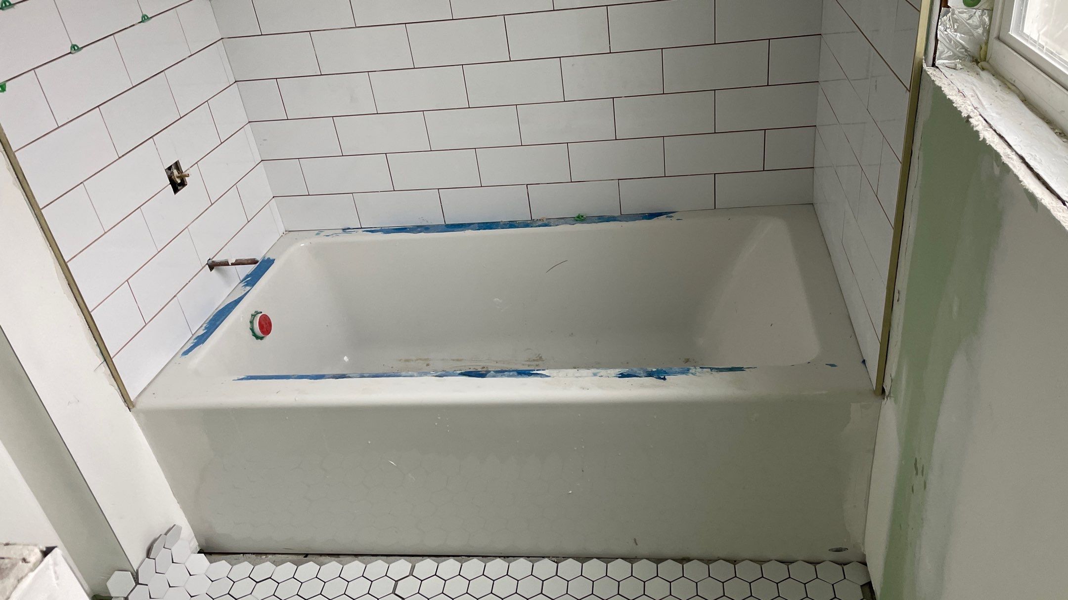 Remodeled Home with new tile floors, Showers and Refinished Oak Floors with stain and Waterbased Finish by Footprints Floors of Coastal Carolina