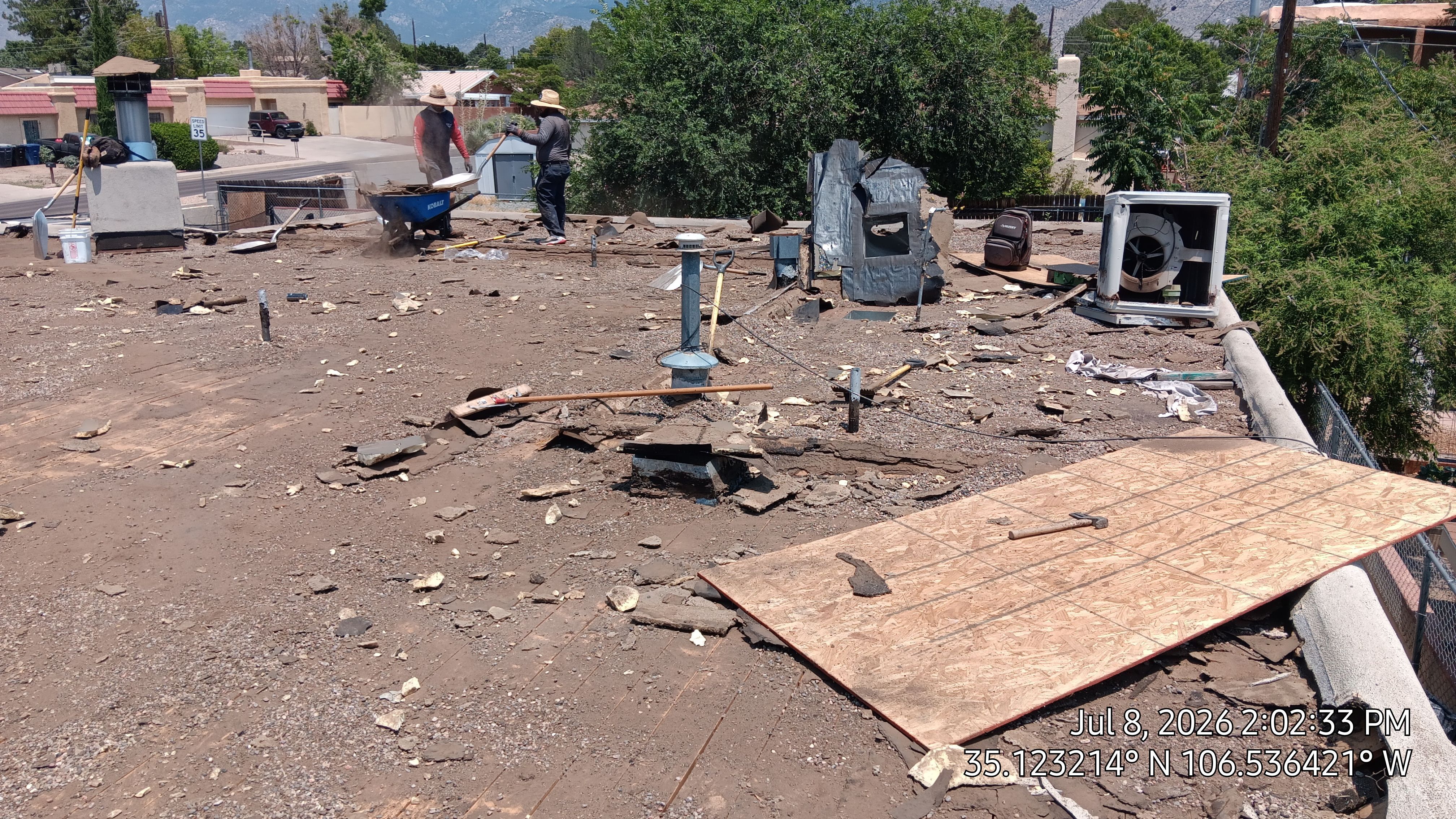 Albuquerque Tar and gravel replaced with Slope and TPO Membrane System by Doyle Roof Masters Inc