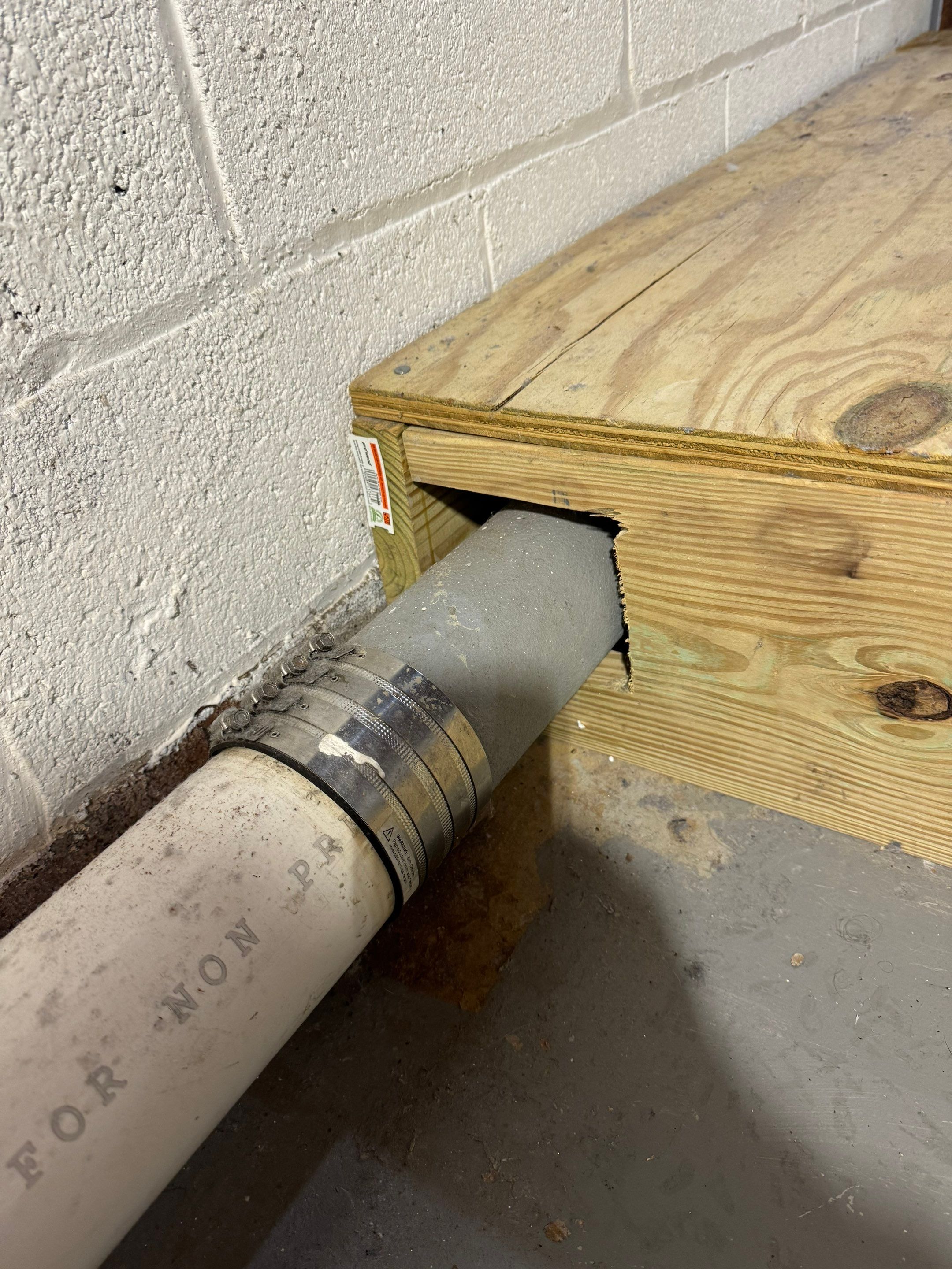 Interior French Drain Boonton NJ by Pure Service Pro, LLC 