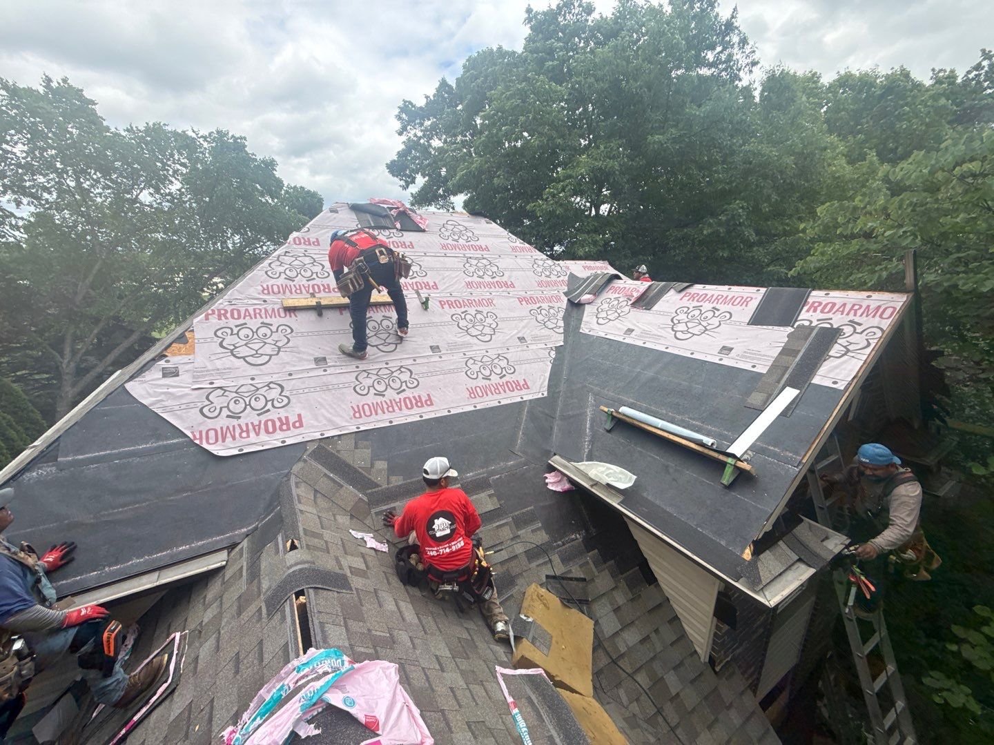 Roof Replacement using Owens Corning Duration Flex by 180 Contractors