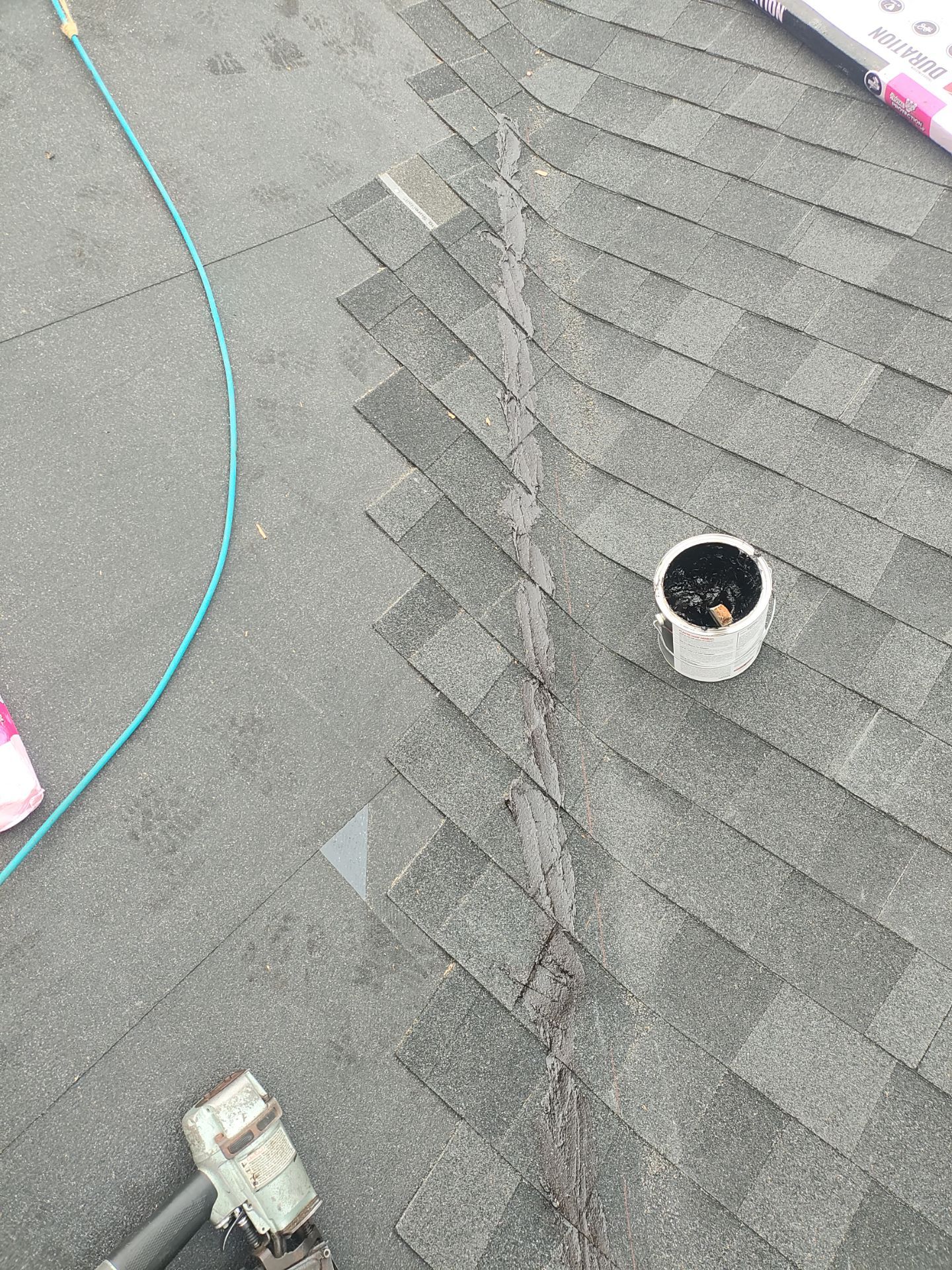 Nothing looks nicer than a little black roof by Bayfront Roofing and Construction