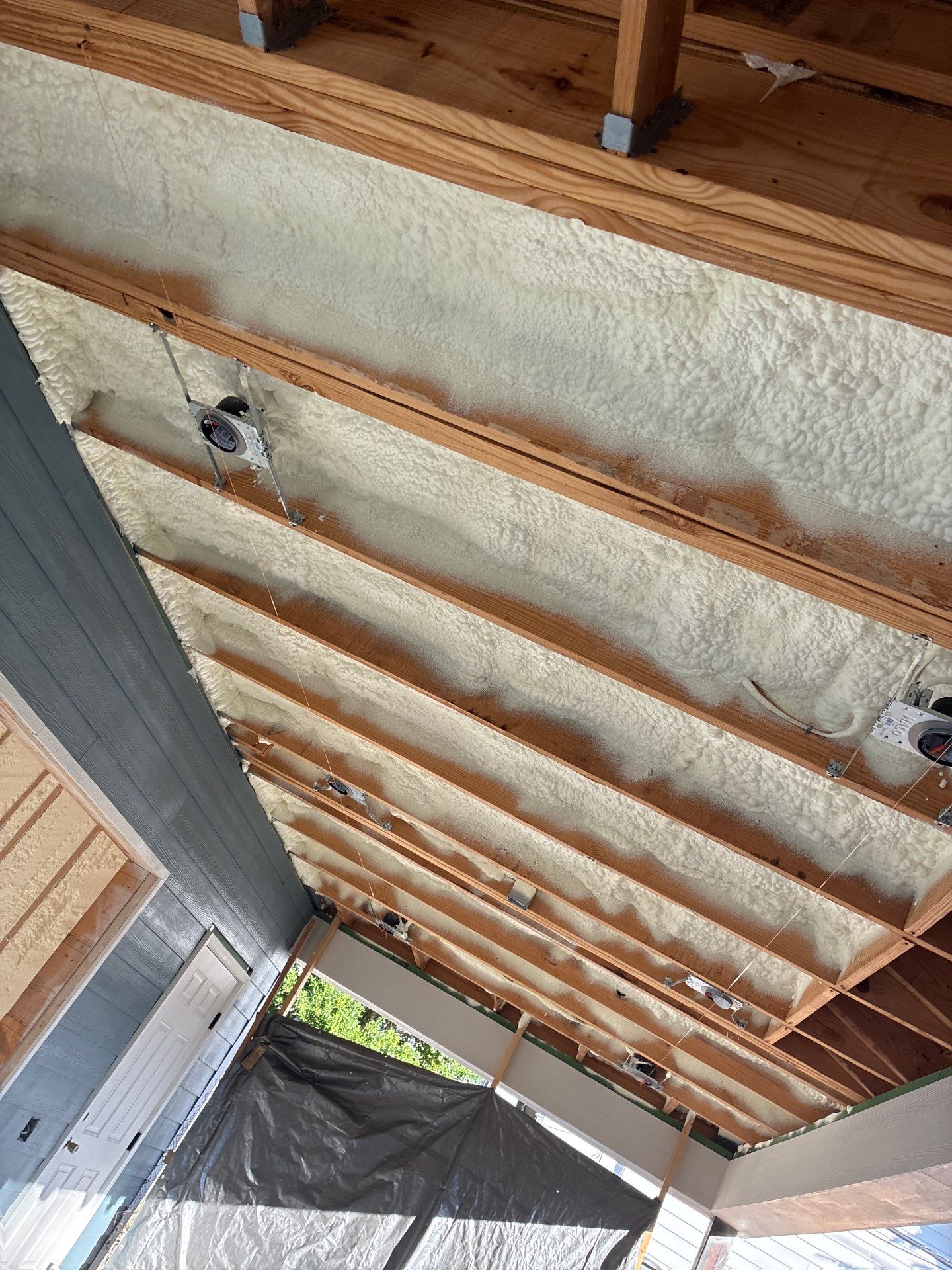 Fully encapsulated Dallas custom home  by Apex Insulation Solutions