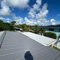 24ga 1" Nail-Strip Slate Gray by Total Roofing System The Metal Roof Experts