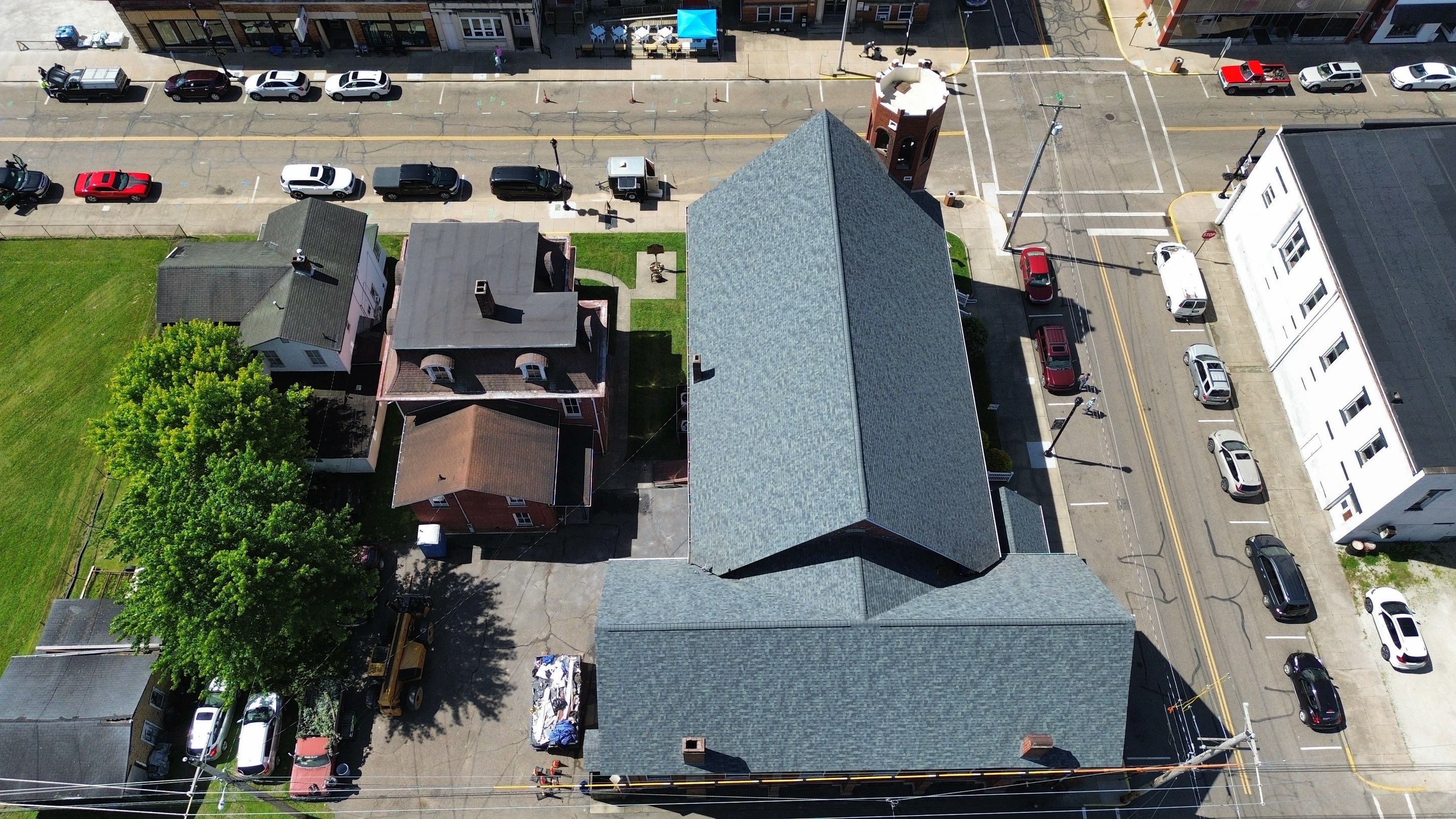 Commercial Roofing Installation using Duration Series Shingles - Estate Gray by RoofX 