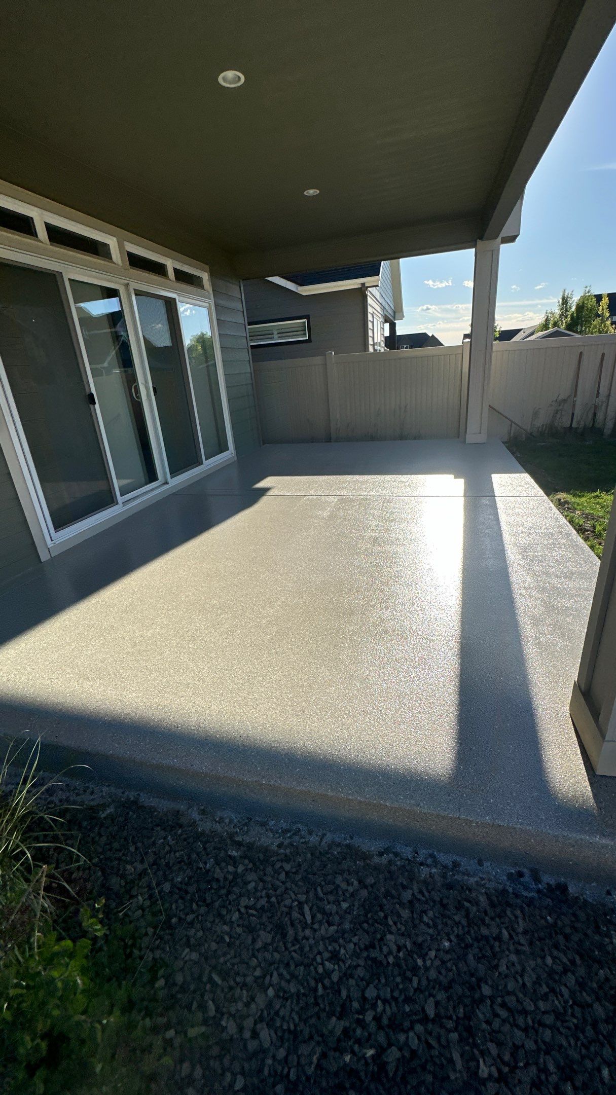 Driveway and Patio Transformation - Quartzite Hybrid by Croc Coatings, LLC