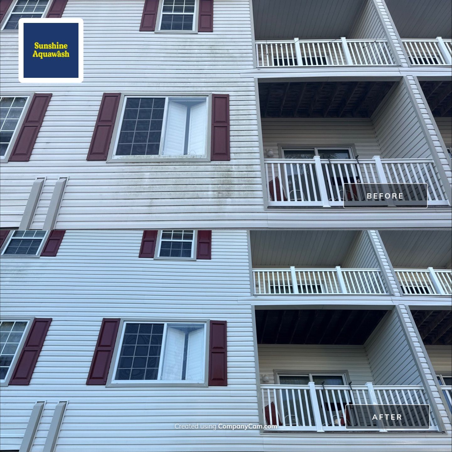 3-Story Townhome House Wash Near Manatee River | Riverbay Townhomes, Palmetto, FL by Sunshine AquaWash