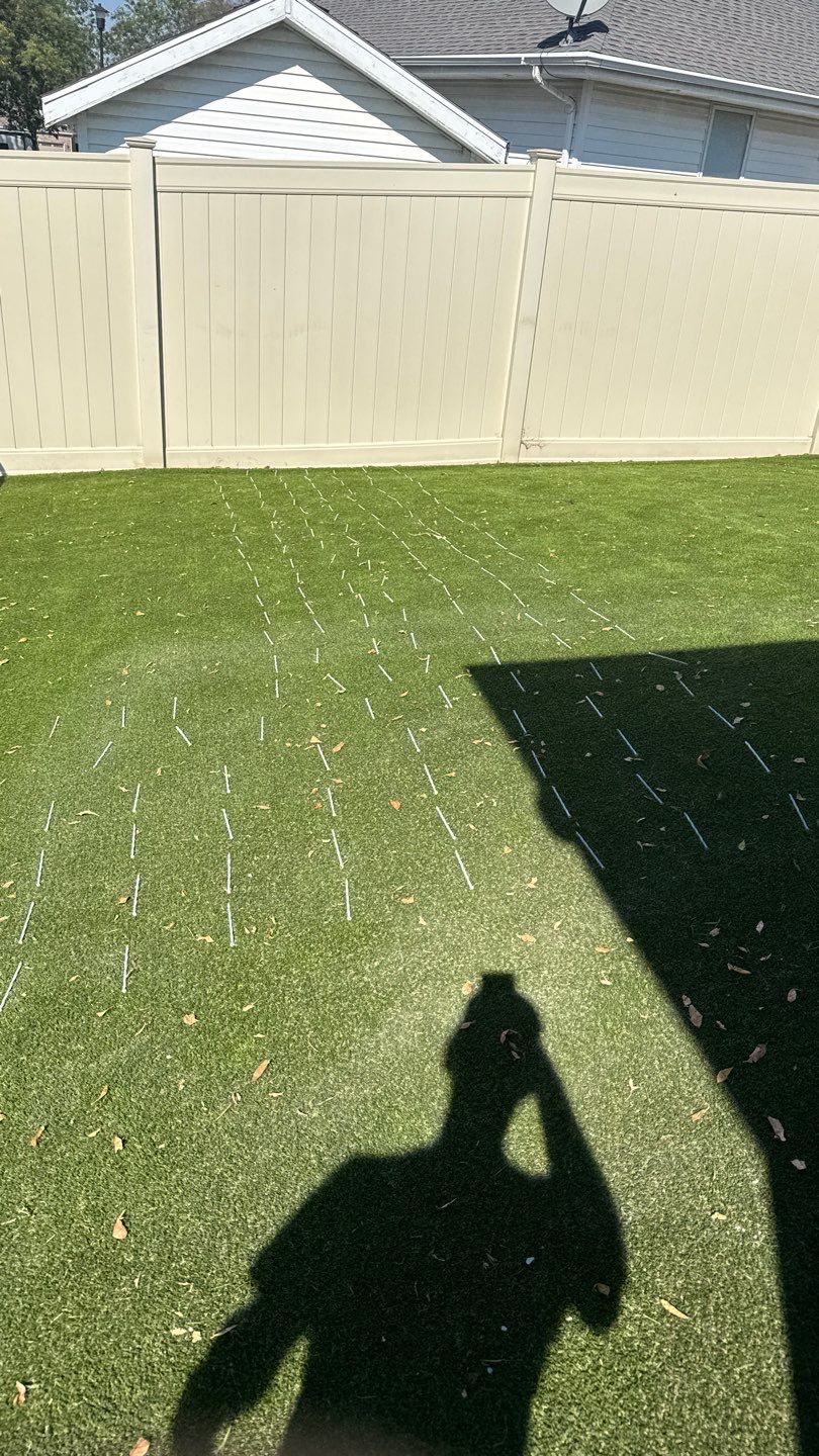 Pet Friendly Synthetic Turf Installation by New Horizon Landscapes