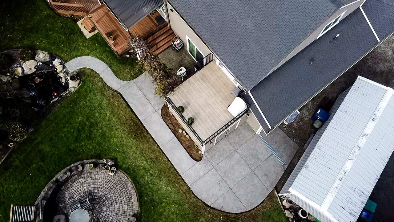 Wayne | Concrete patio & Walkway by Jireh Asphalt & Concrete Inc 