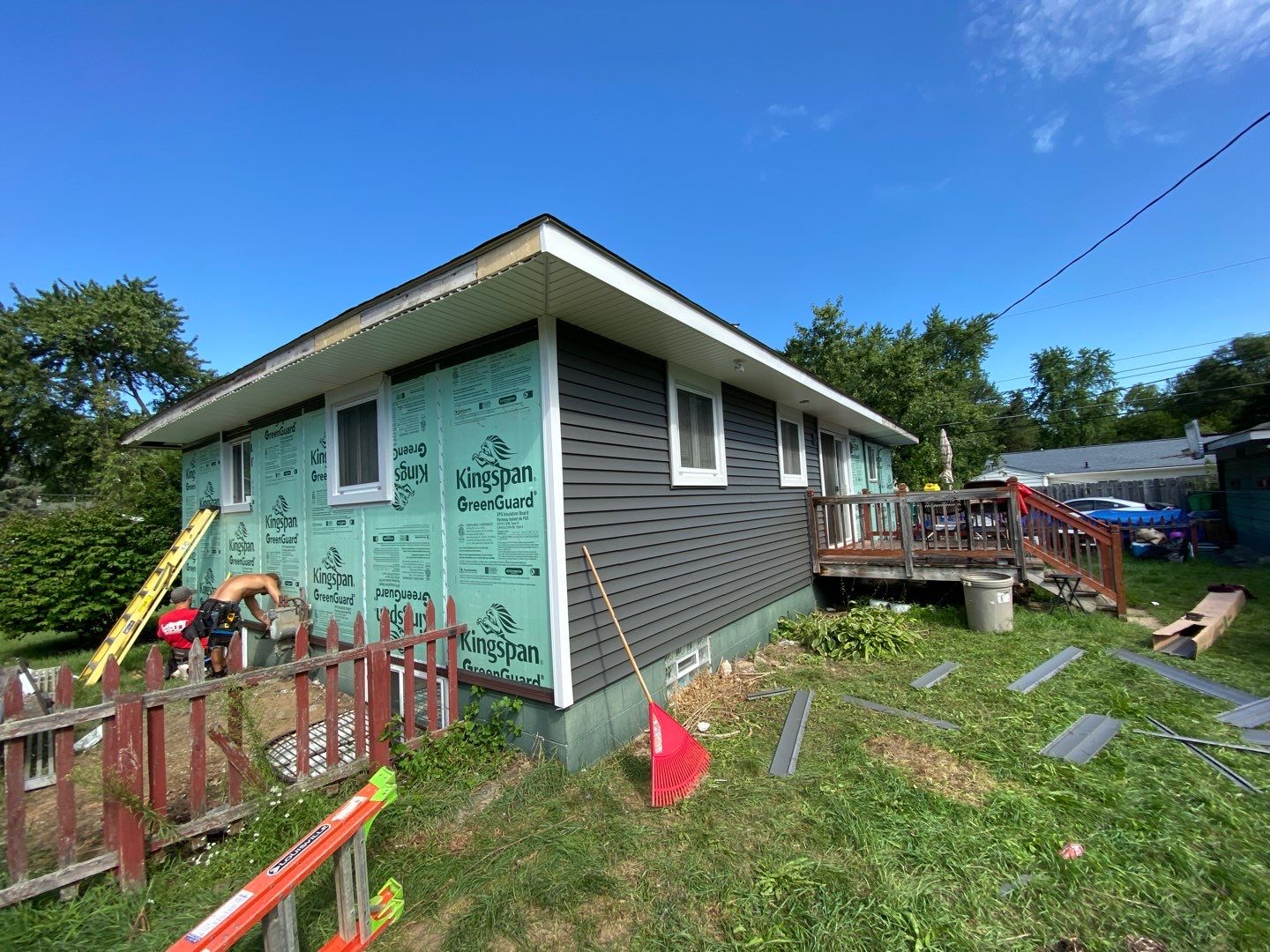 Siding Replacement using Smokey Grey by 180 Contractors