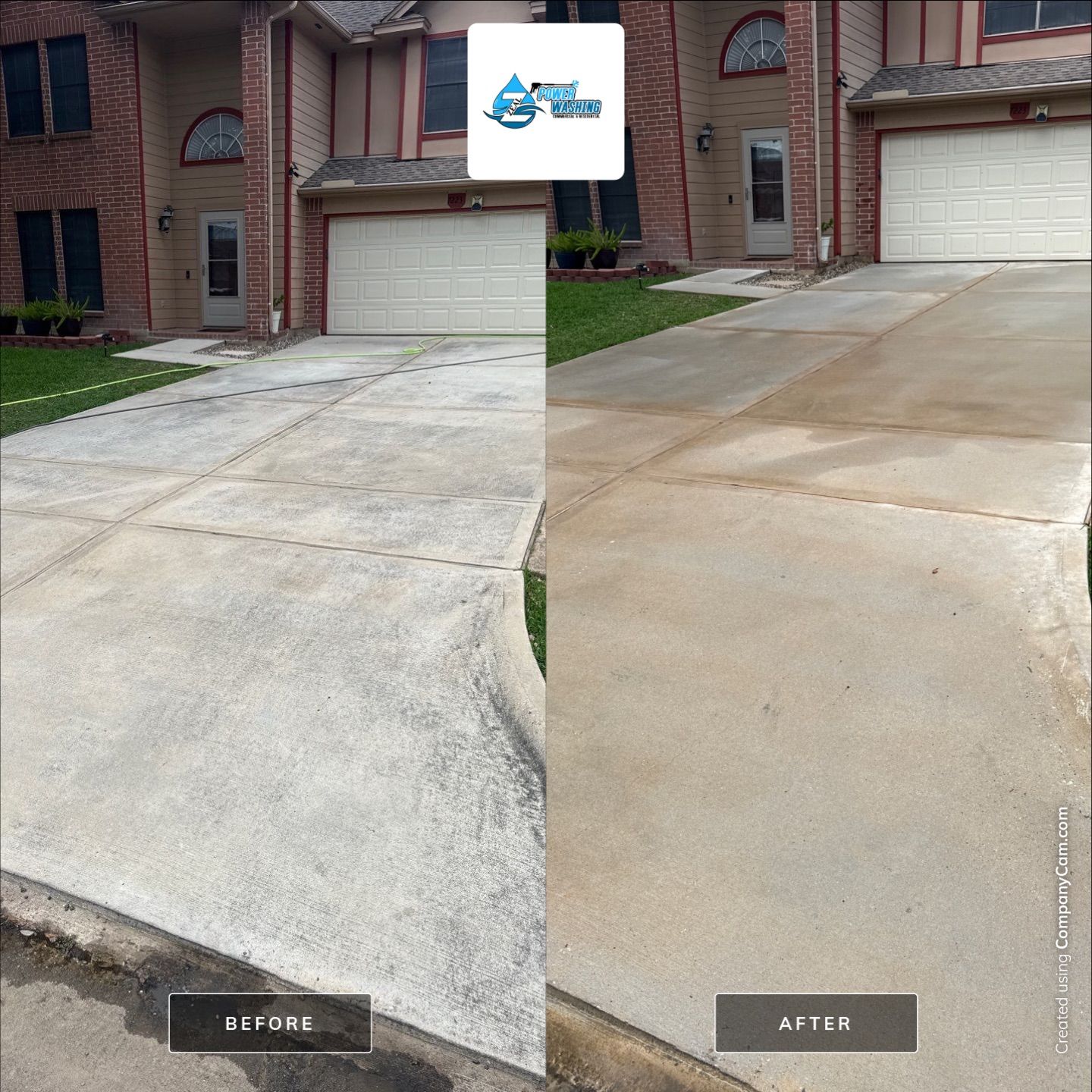 Night and day difference! by Zeal Power Washing