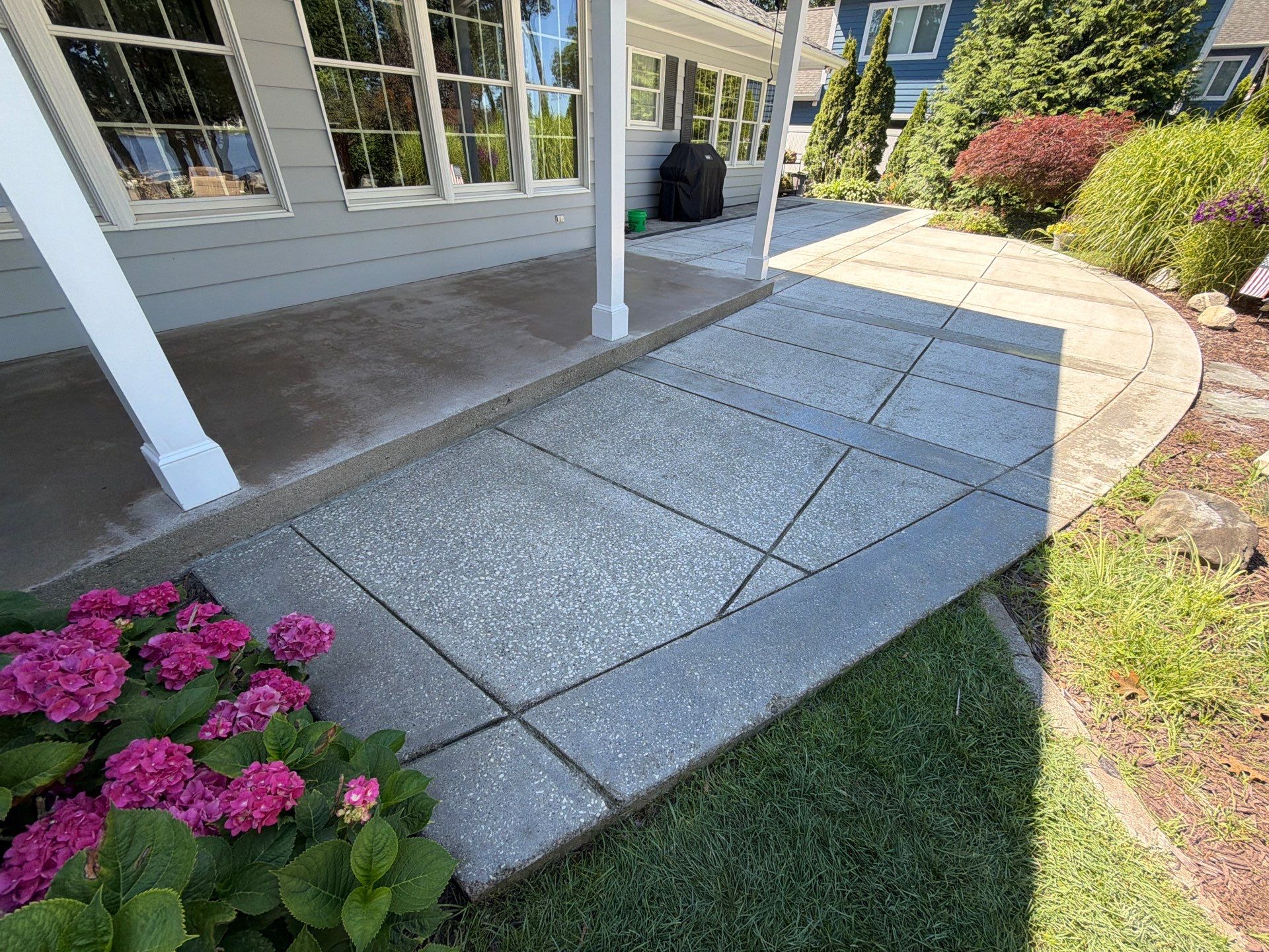Polished Concrete Patio and Floor Finishing in Muskegon by Gordon Painting