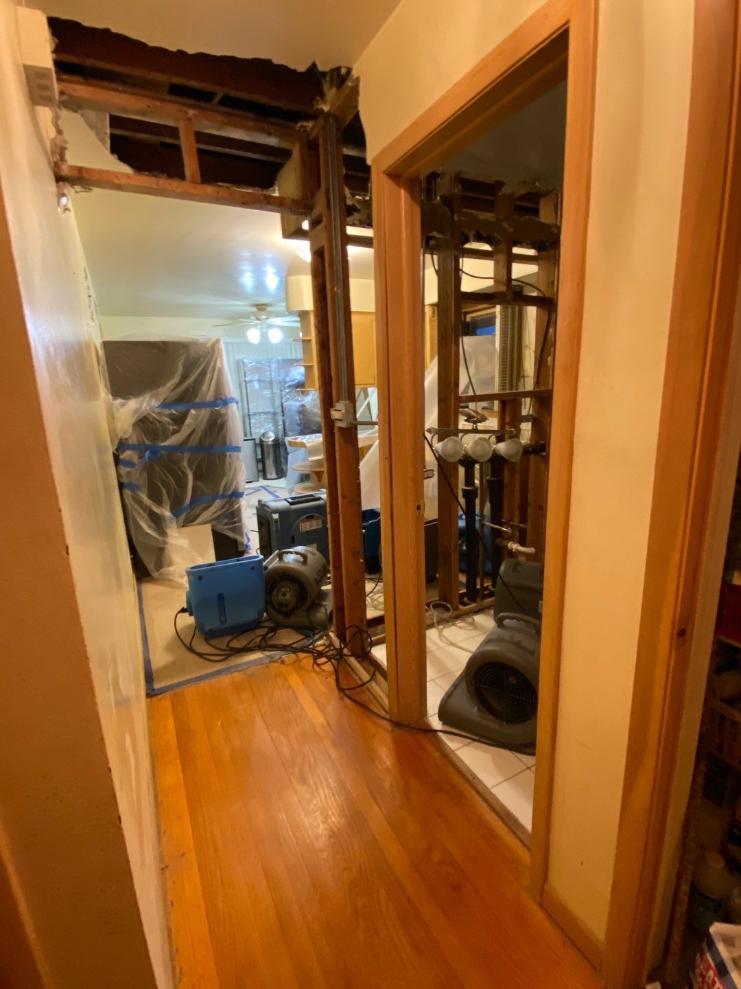 Sewage Pipe Break in the Attic by Chicagoland Water Medics