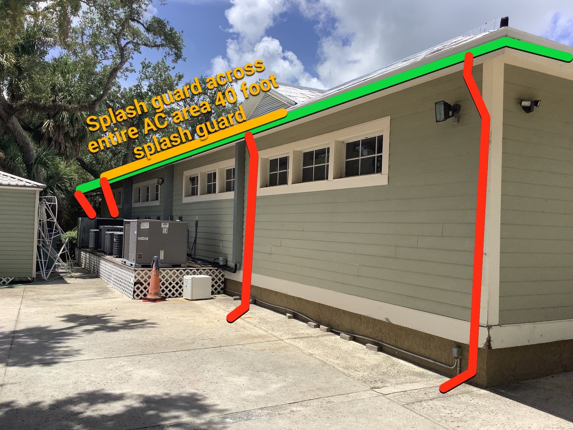 7-Inch Smooth Box Seamless Gutters using smooth box gutters in Fort Myers FL by Gutter Professors