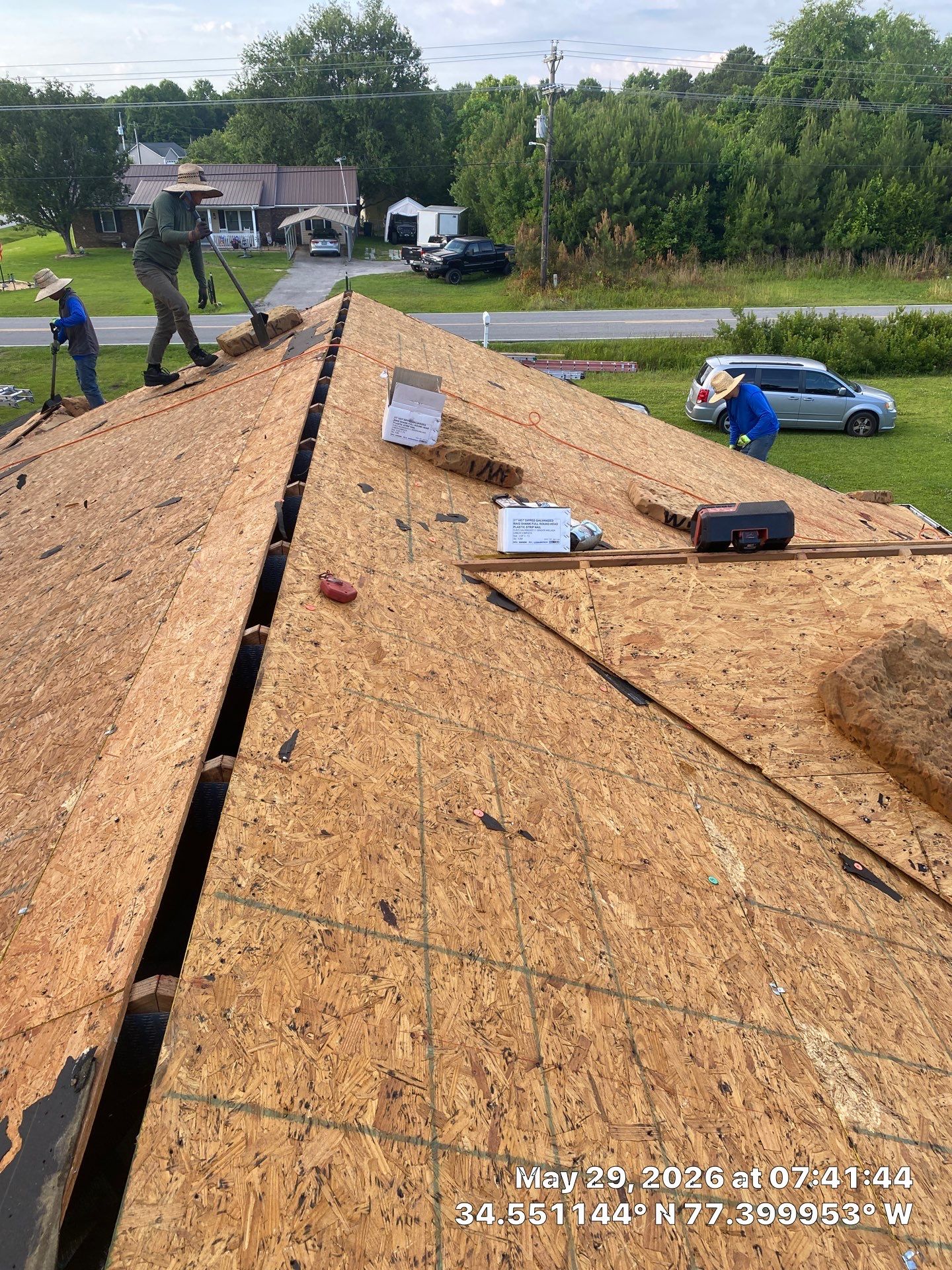 Fortified Roof Replacement in Sneads Ferry, NC using Certainteed Landmark Max Def Charcoal Black by RGR Construction and Roofing, LLC