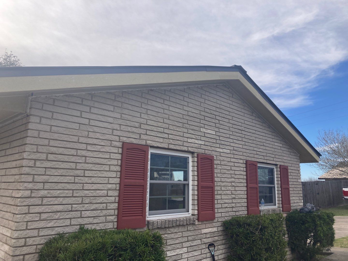 Beeville Backporch sittin' by Bayfront Roofing and Construction