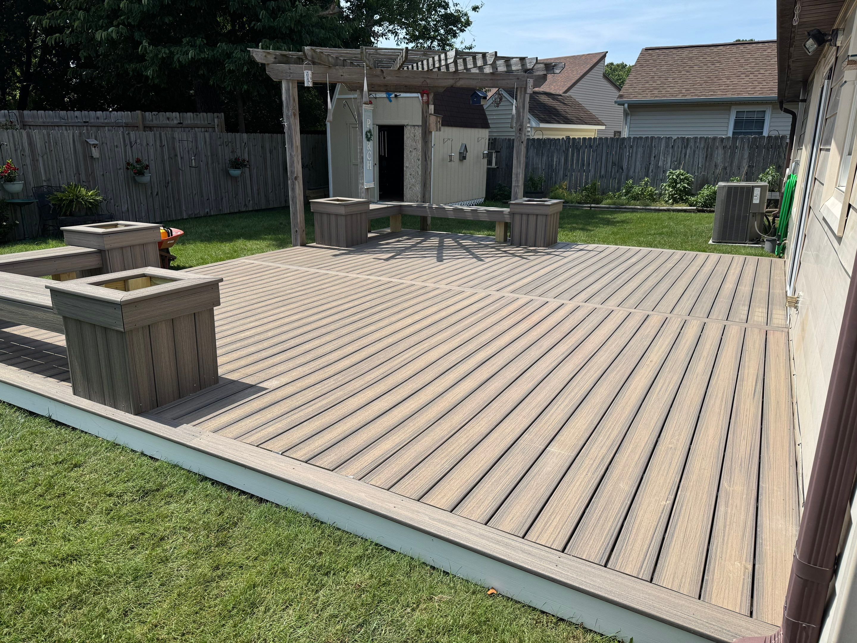 Composite Decks That Outshine Wood. by Tidewater Fence