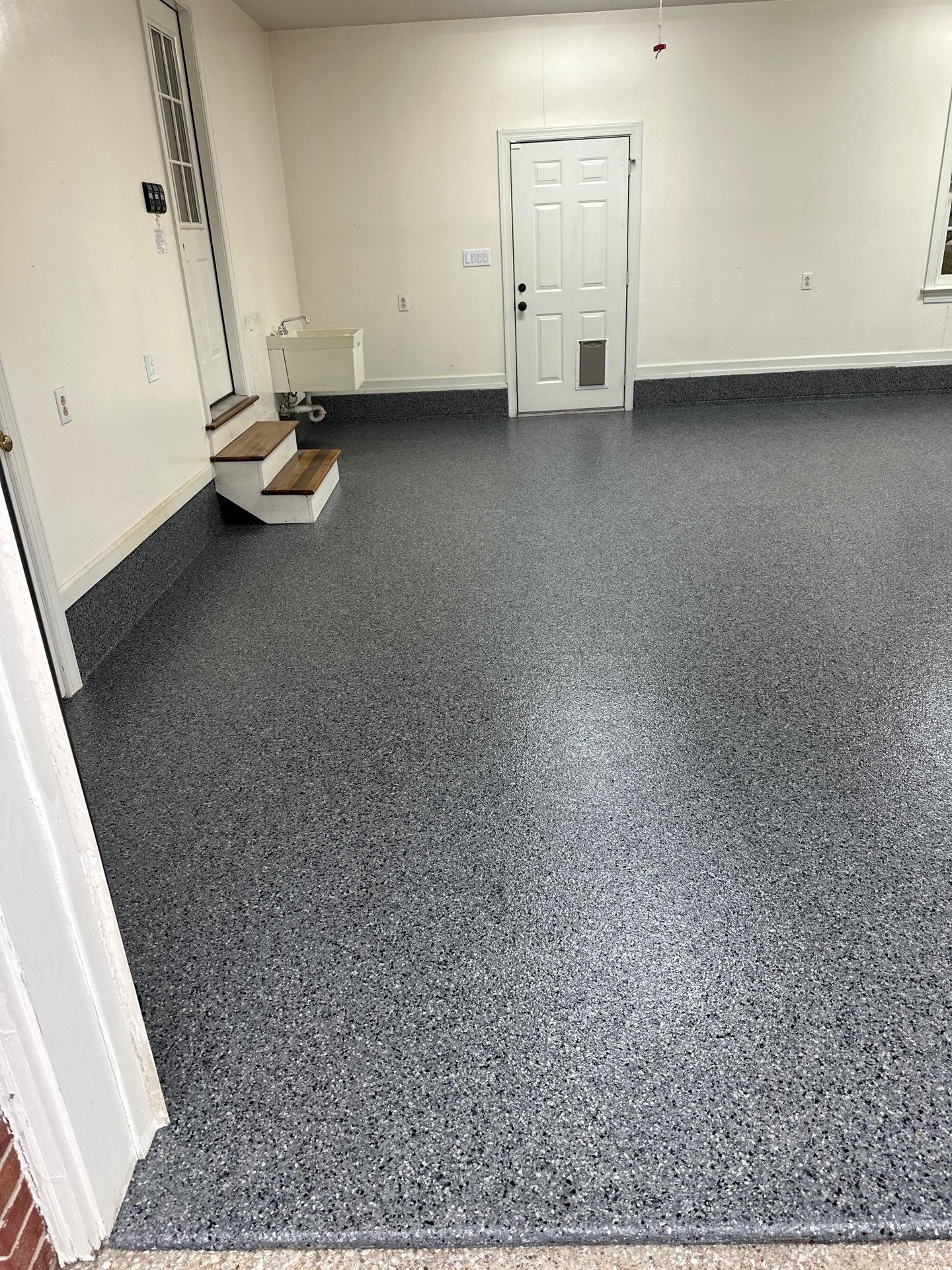 Garage Floor Coating using Nightfall by My Garage Floor Guys