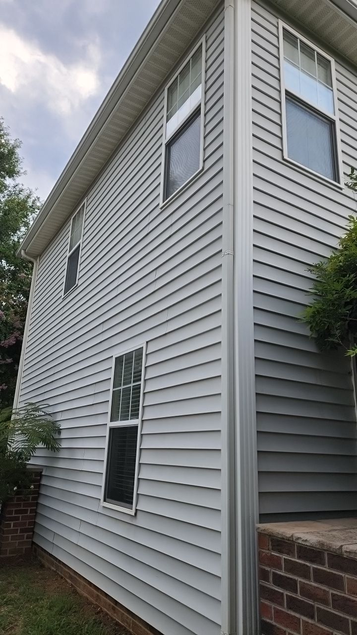 House Wash using cleaner by Power Wash Masters LLC