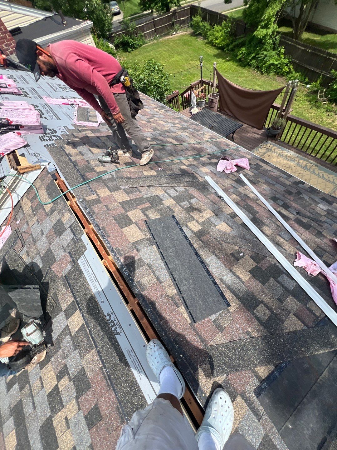 Harvest Blend Shingles by Reimagine Roofing