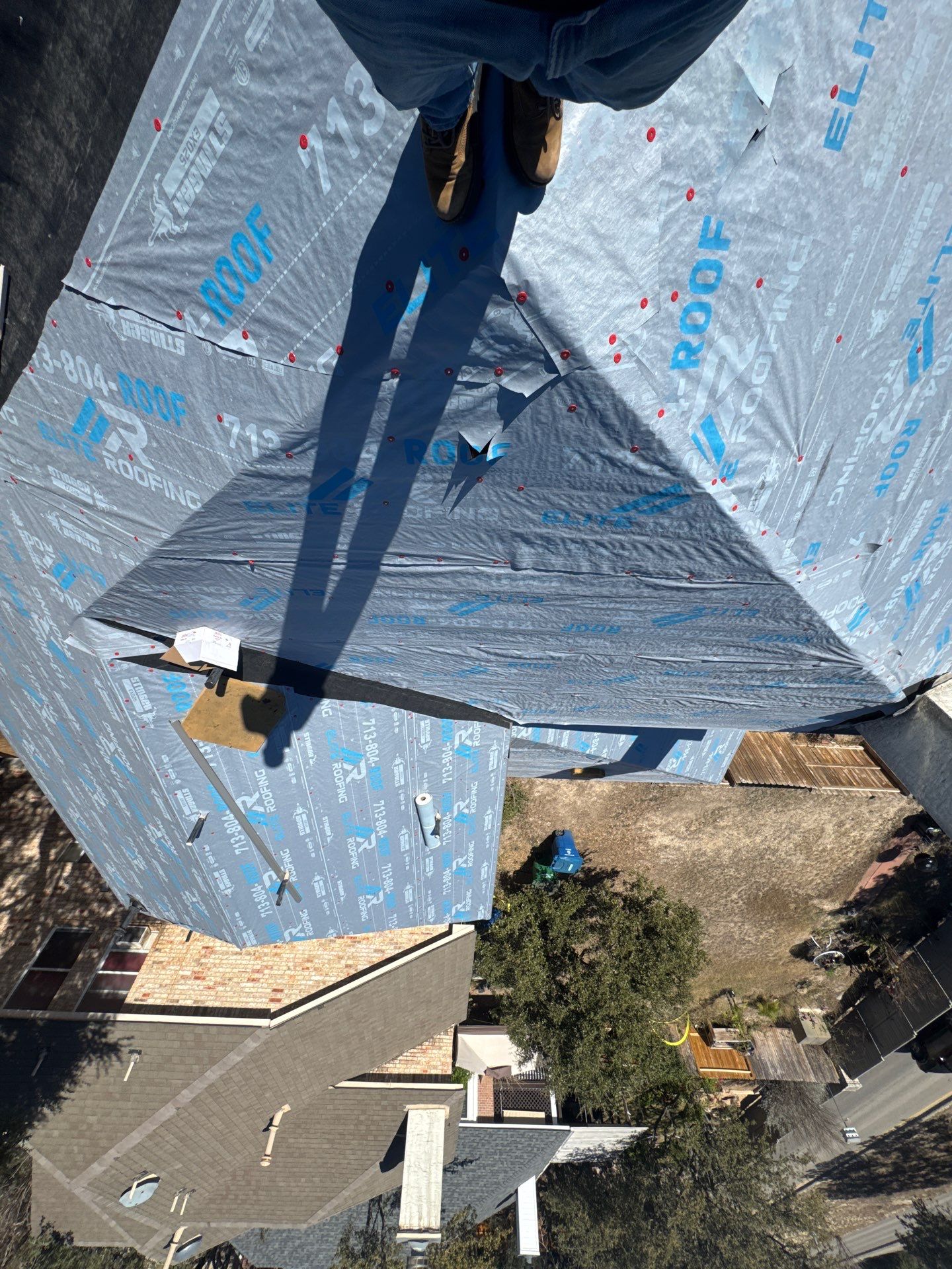 Residential Roof Replacement using ATLAS PROLAM WEATHER WOOD by Elite Roofing LLC